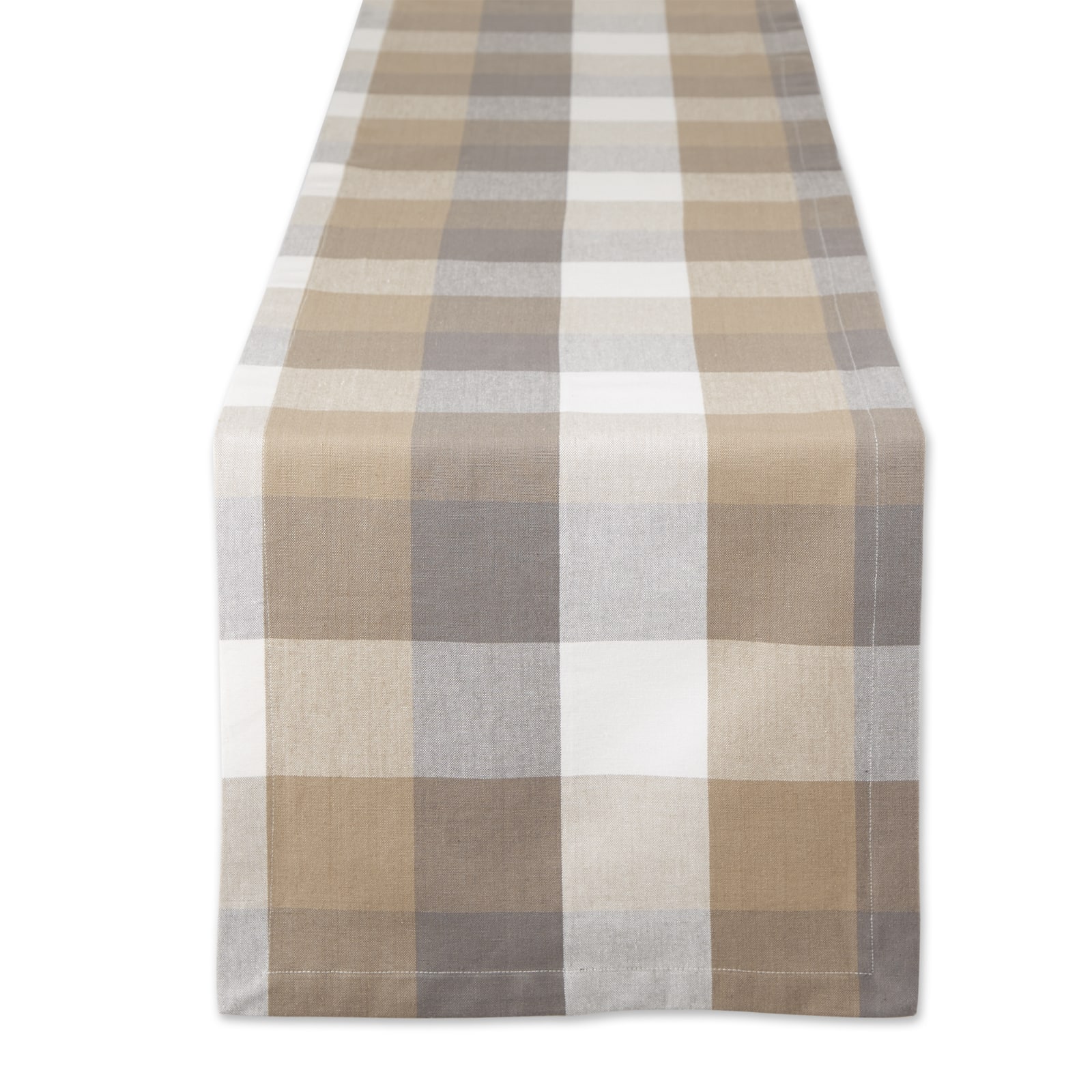 DII® 72" Tri-Color Check Table Runner