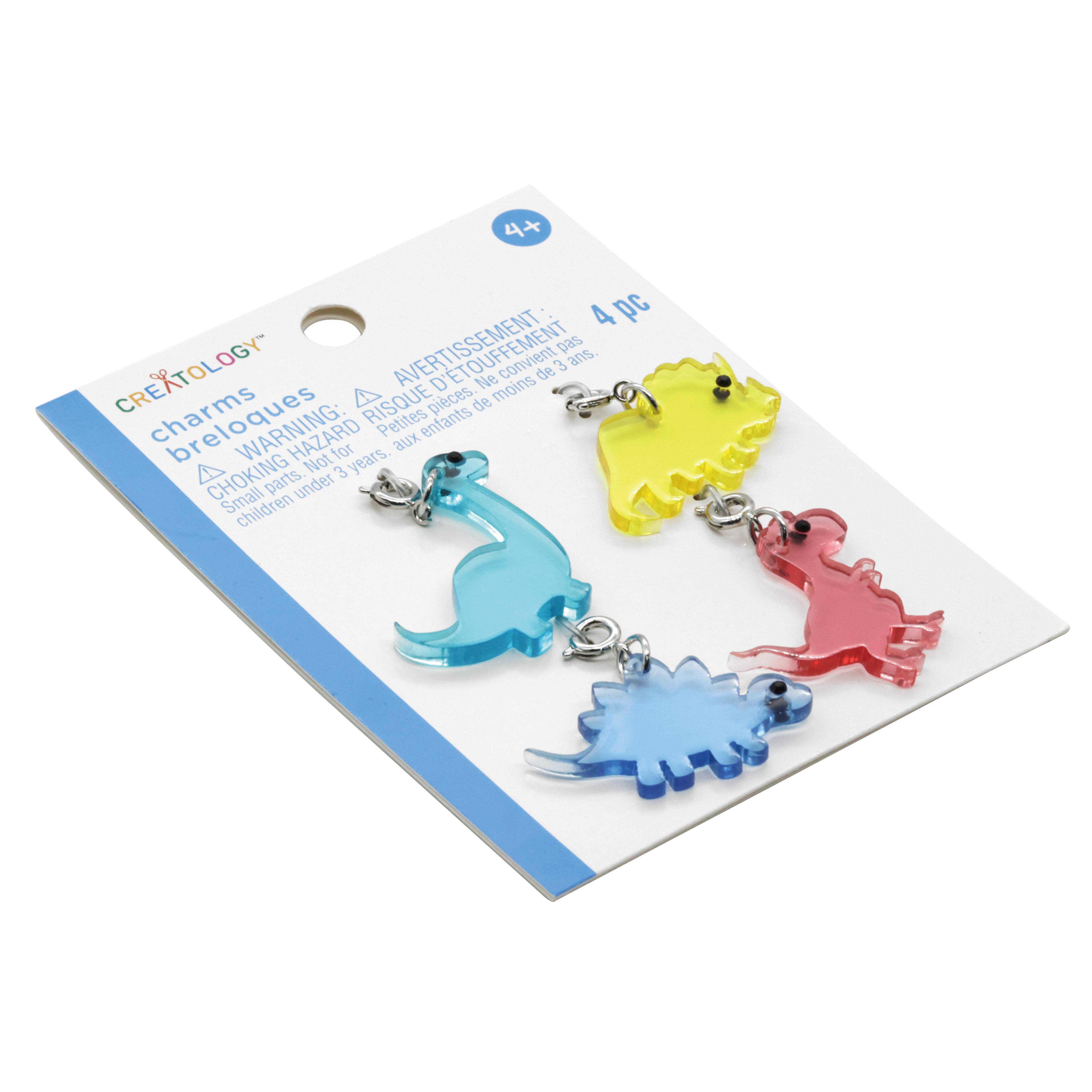 12 Packs: 4 ct. (48 total) Dinosaur Charms by Creatology™