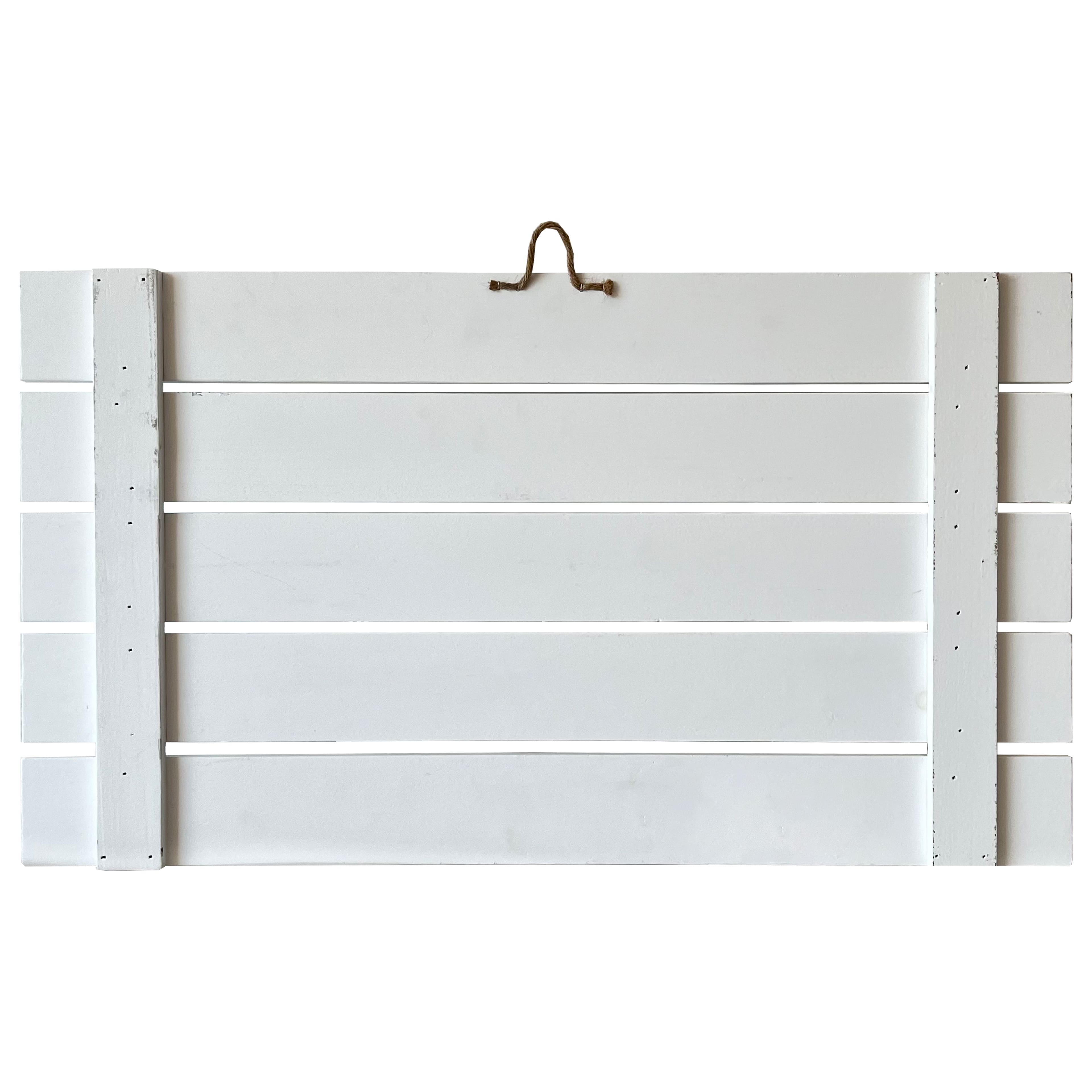 8 Pack: 26&#x22; Whitewashed Wooden Rectangle Plaque by Make Market&#xAE;