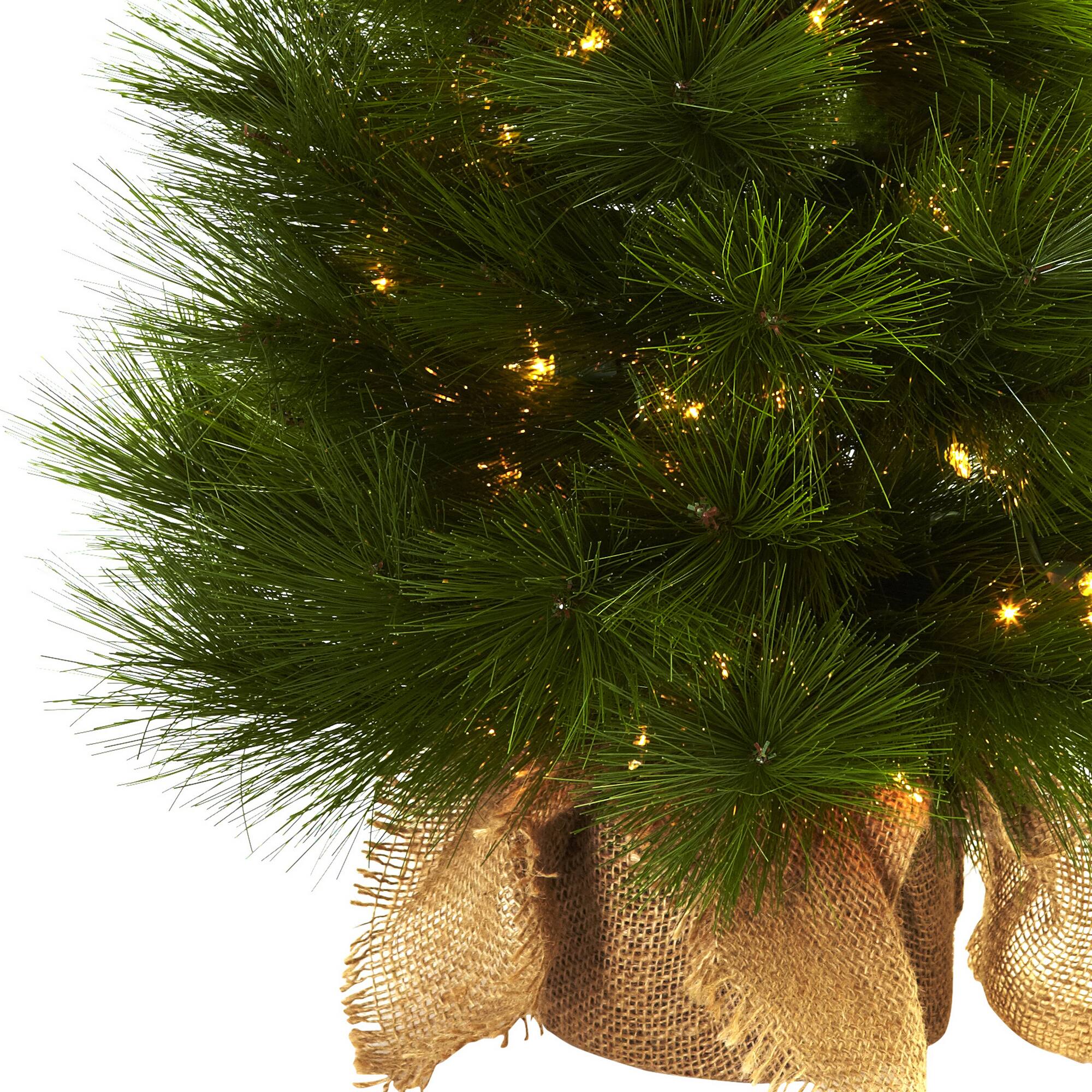 3ft. Pre-Lit Artificial Christmas Tree, Clear Lights