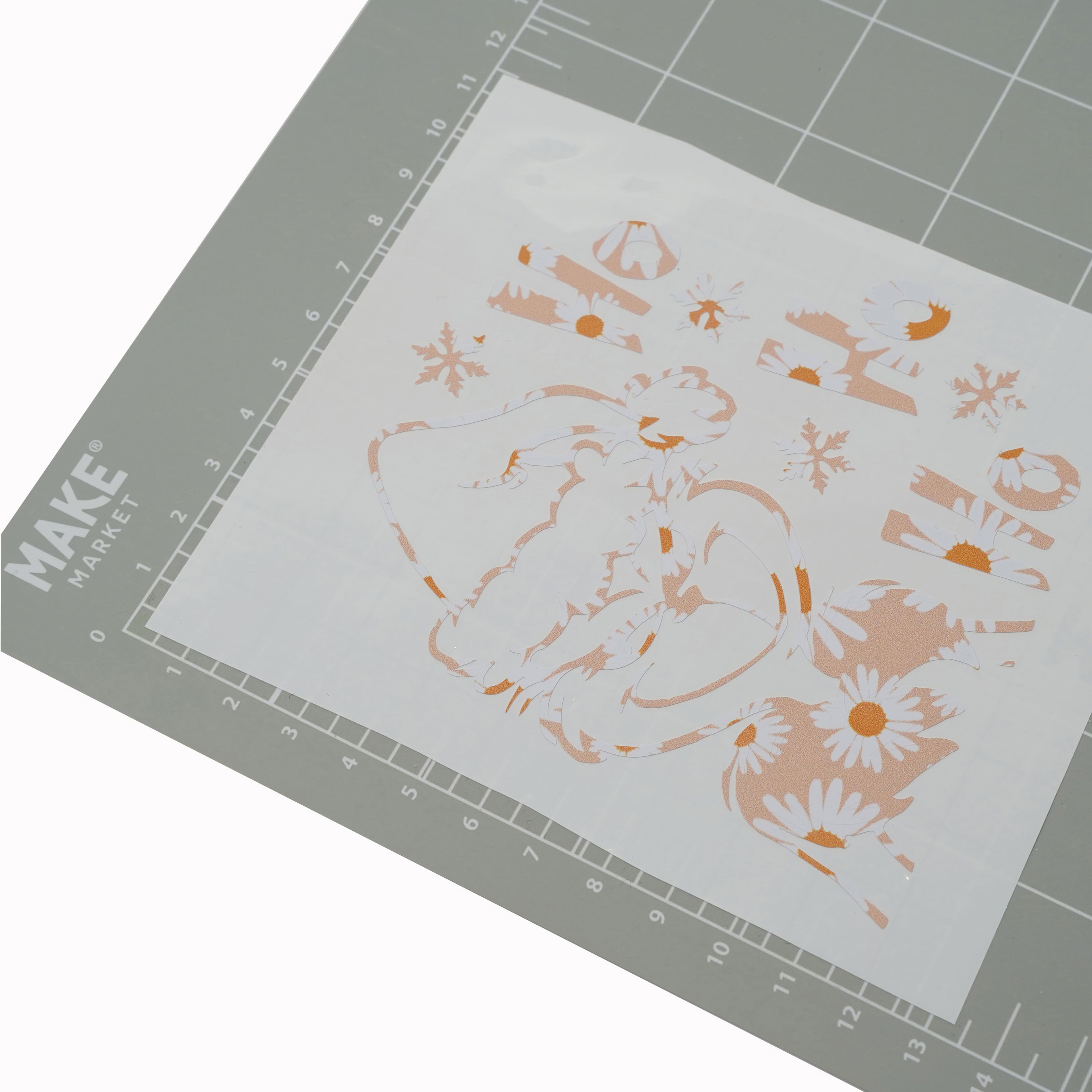 Daisy Pattern Permanent Vinyl by Make Market&#xAE;