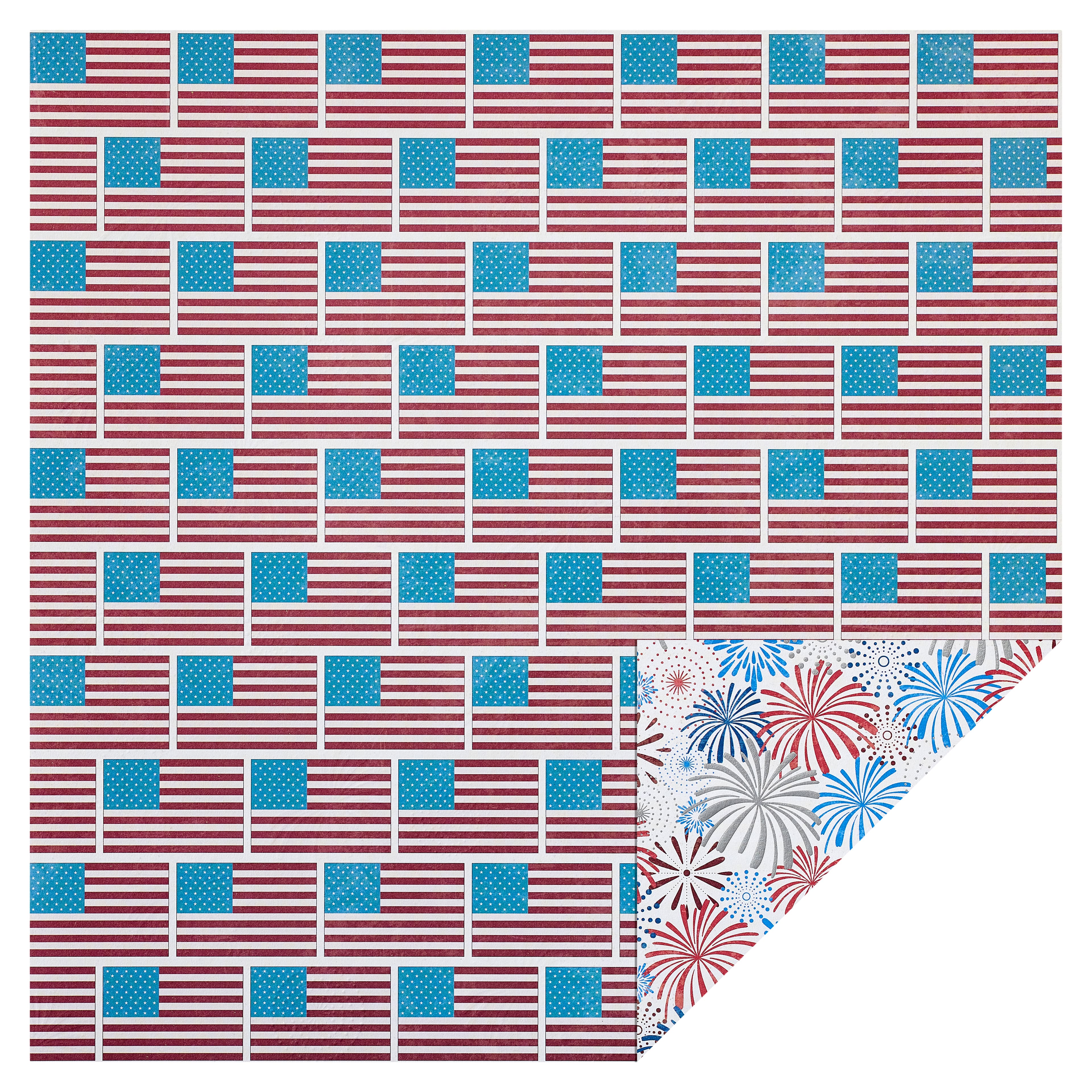4th of July Paper by Recollections&#x2122;, 12&#x22; x 12&#x22;