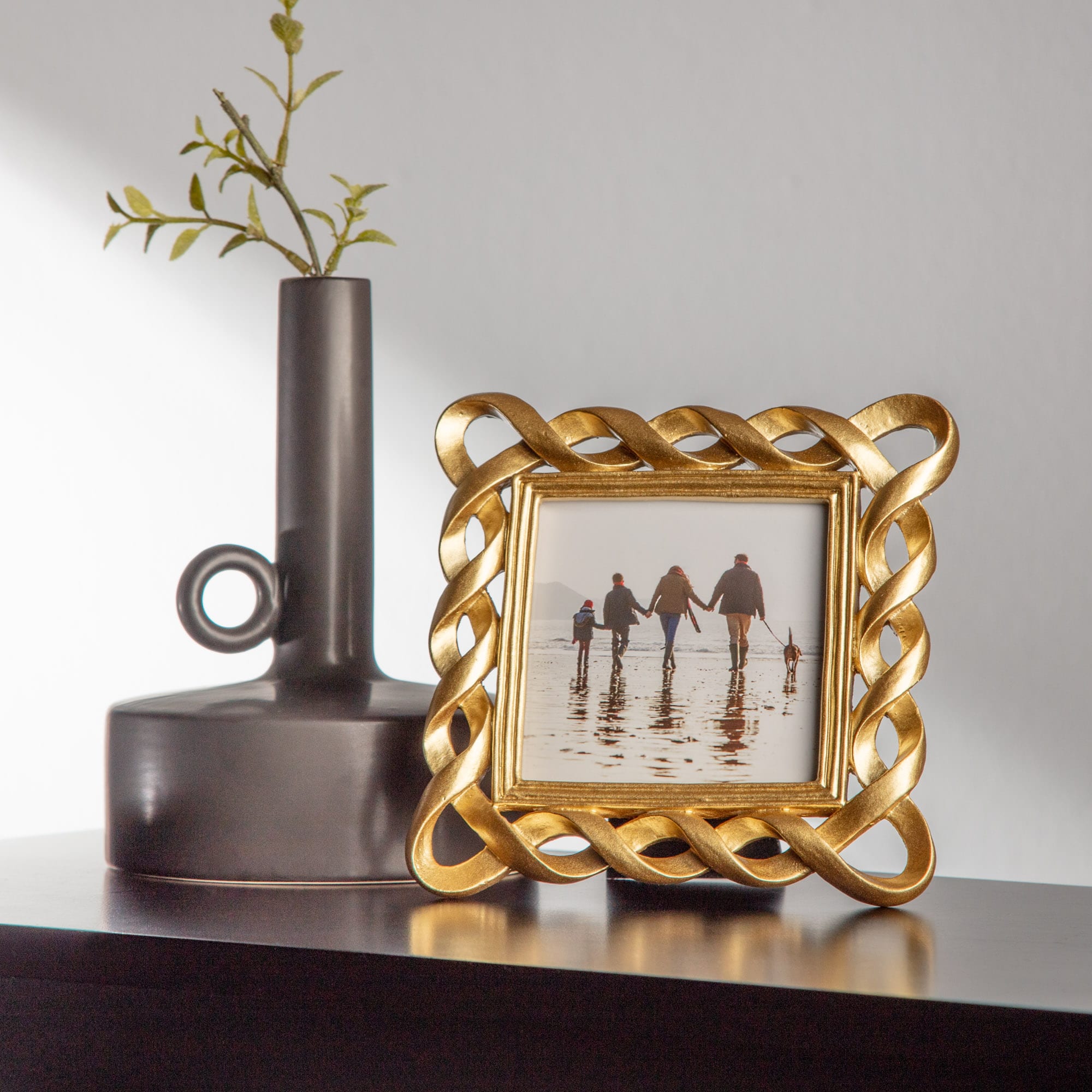 Gold Loops 4&#x22; x 4&#x22; Picture Frame by Studio D&#xE9;cor&#xAE;