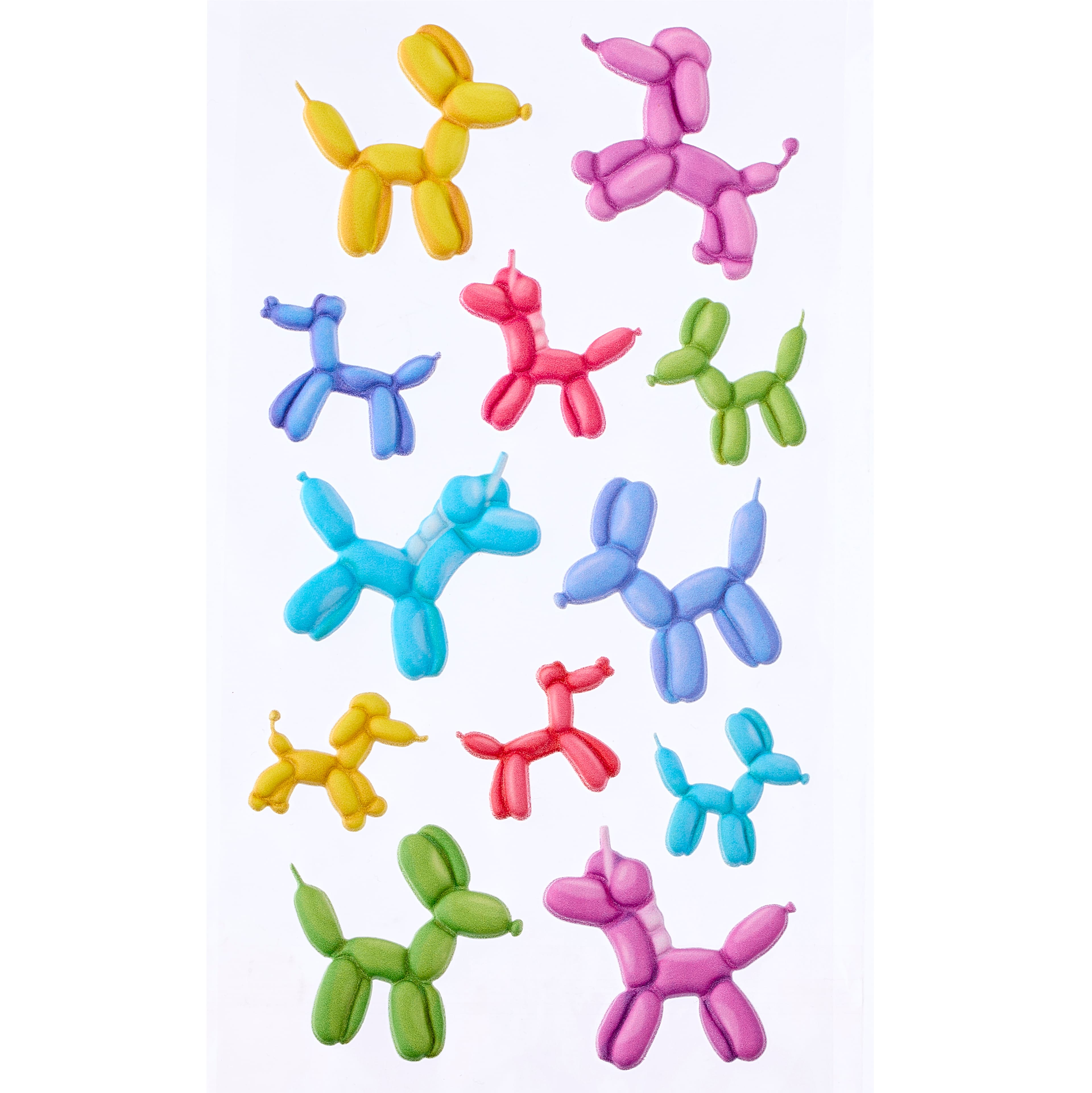 Balloon Animal Puffy Stickers by Recollections&#x2122;