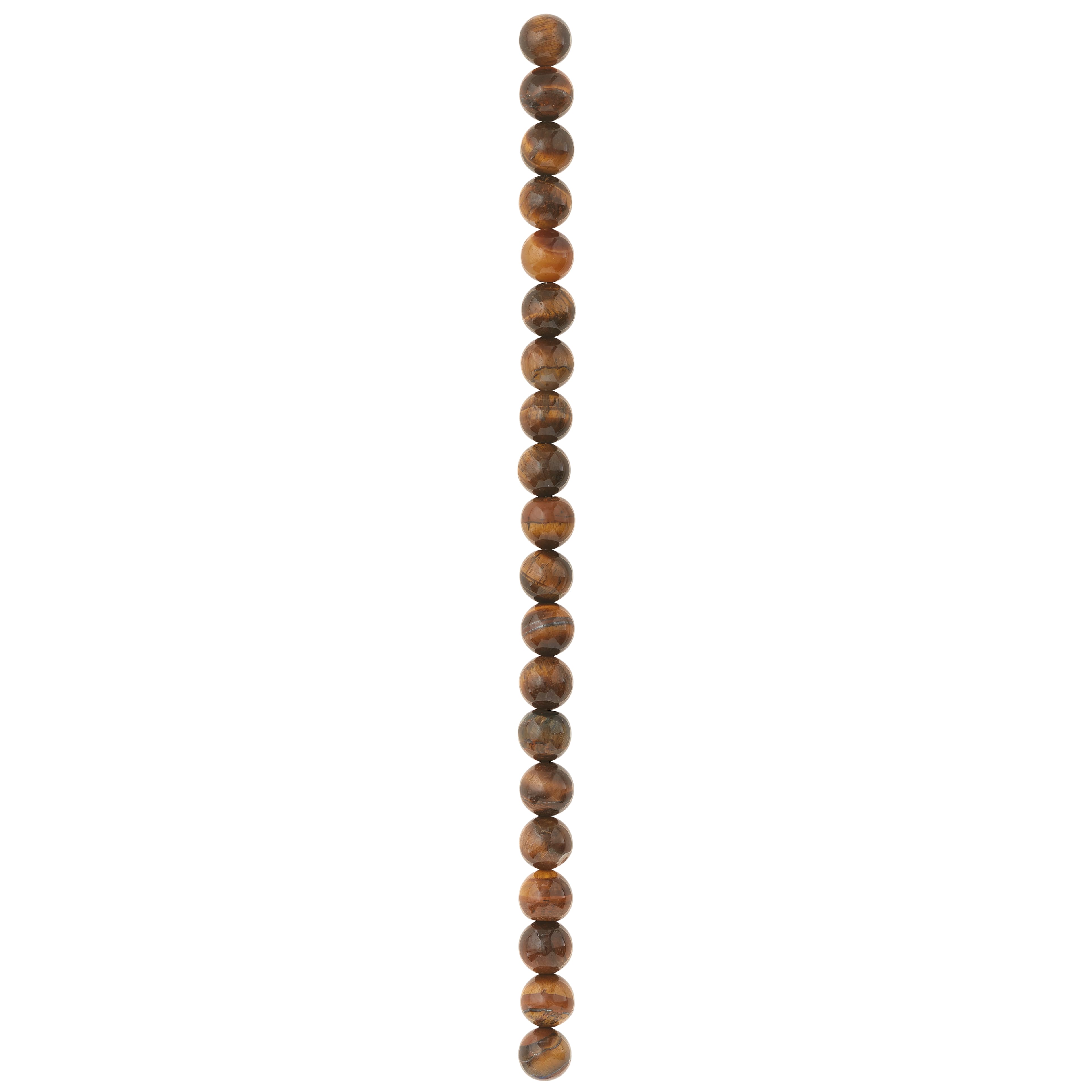 9 Pack: Brown Tiger's Eye Round Beads, 10mm by Bead Landing™