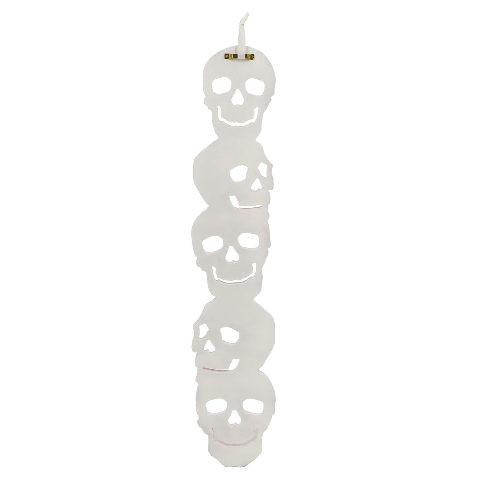 13&#x22; Pink Skull Stack Wall D&#xE9;cor by Ashland&#xAE;