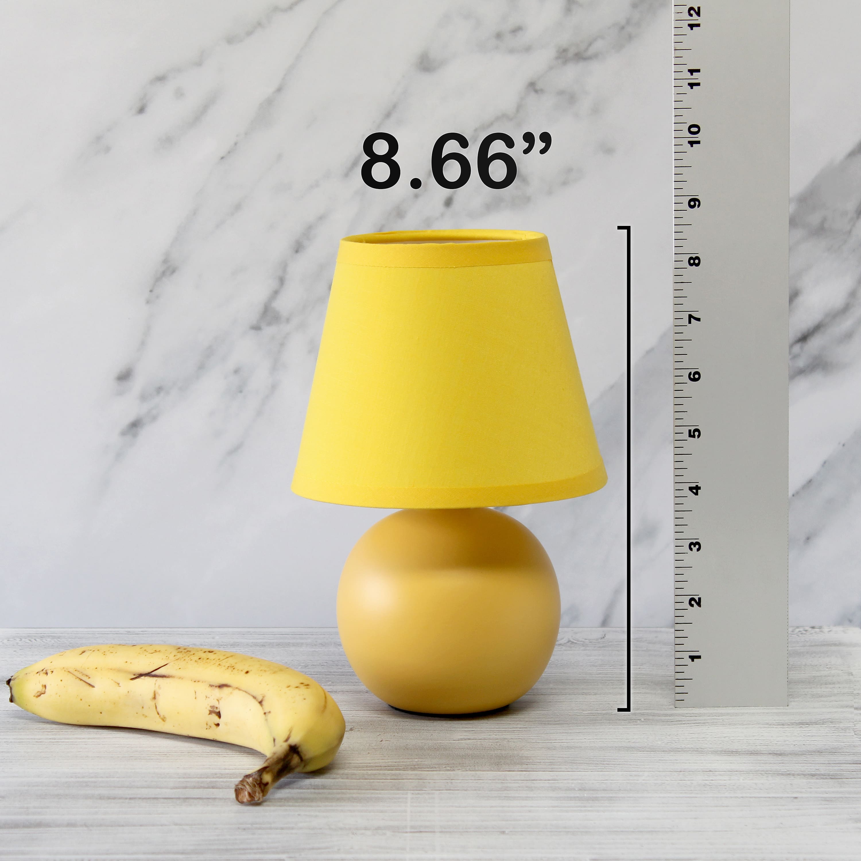 Creekwood Home Nauru 8.5&#x22; Ceramic Orb Base Table Lamp