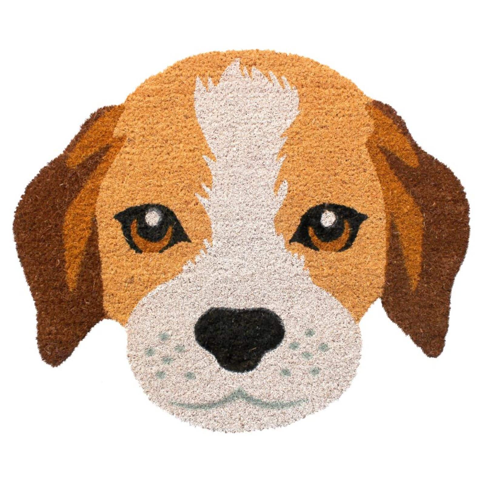 RugSmith Shaped Beagle Face Doormat