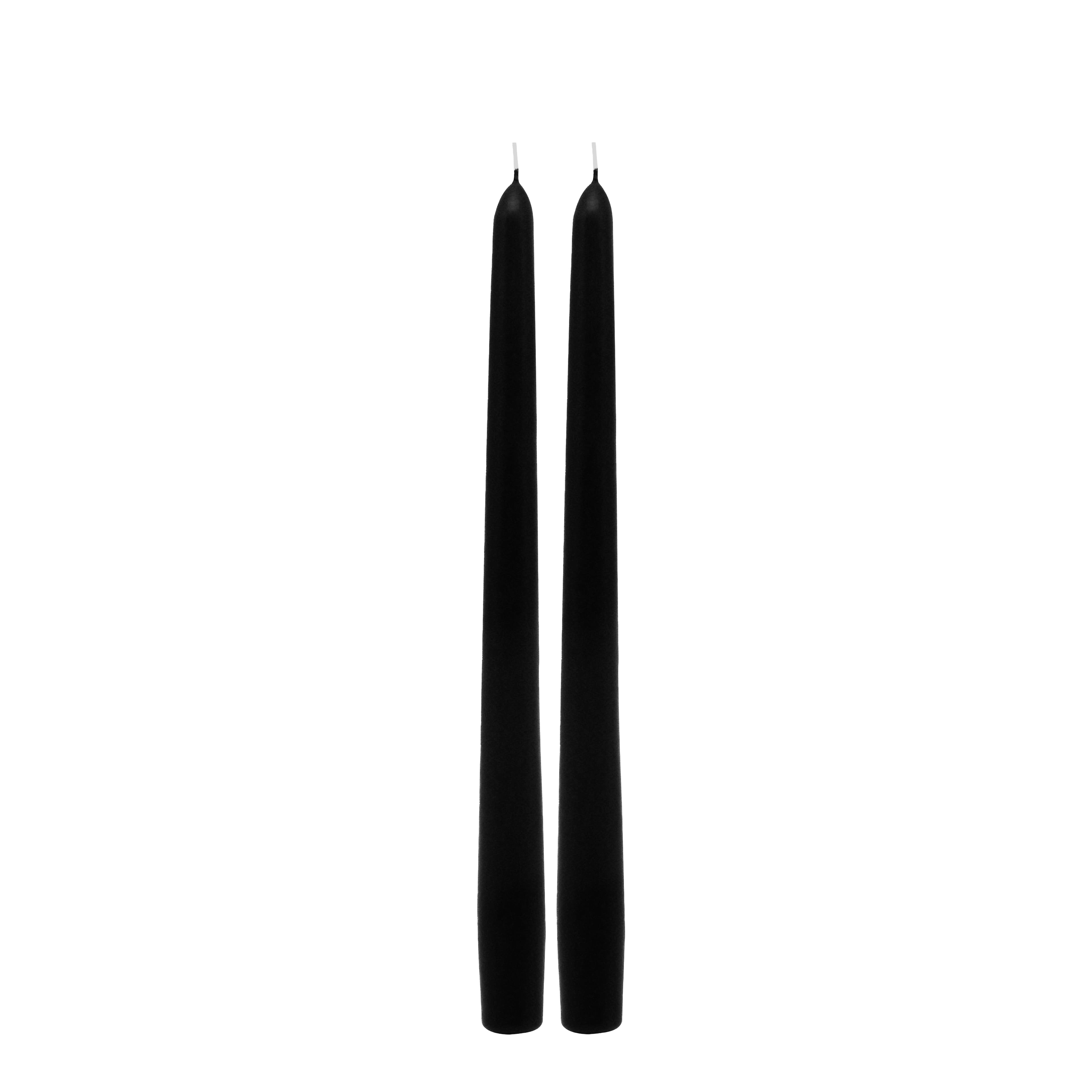 10&#x22; Black &#x26; Red Bleeding Taper Candles, 2ct. by Ashland&#xAE;