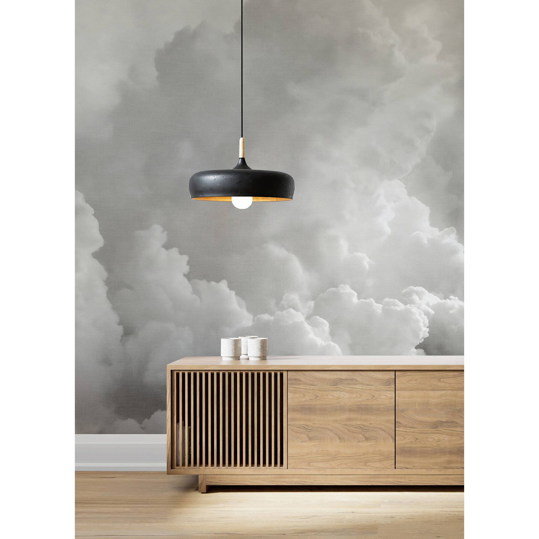 Katie Hunt Dove Gray In the Clouds Wall Mural