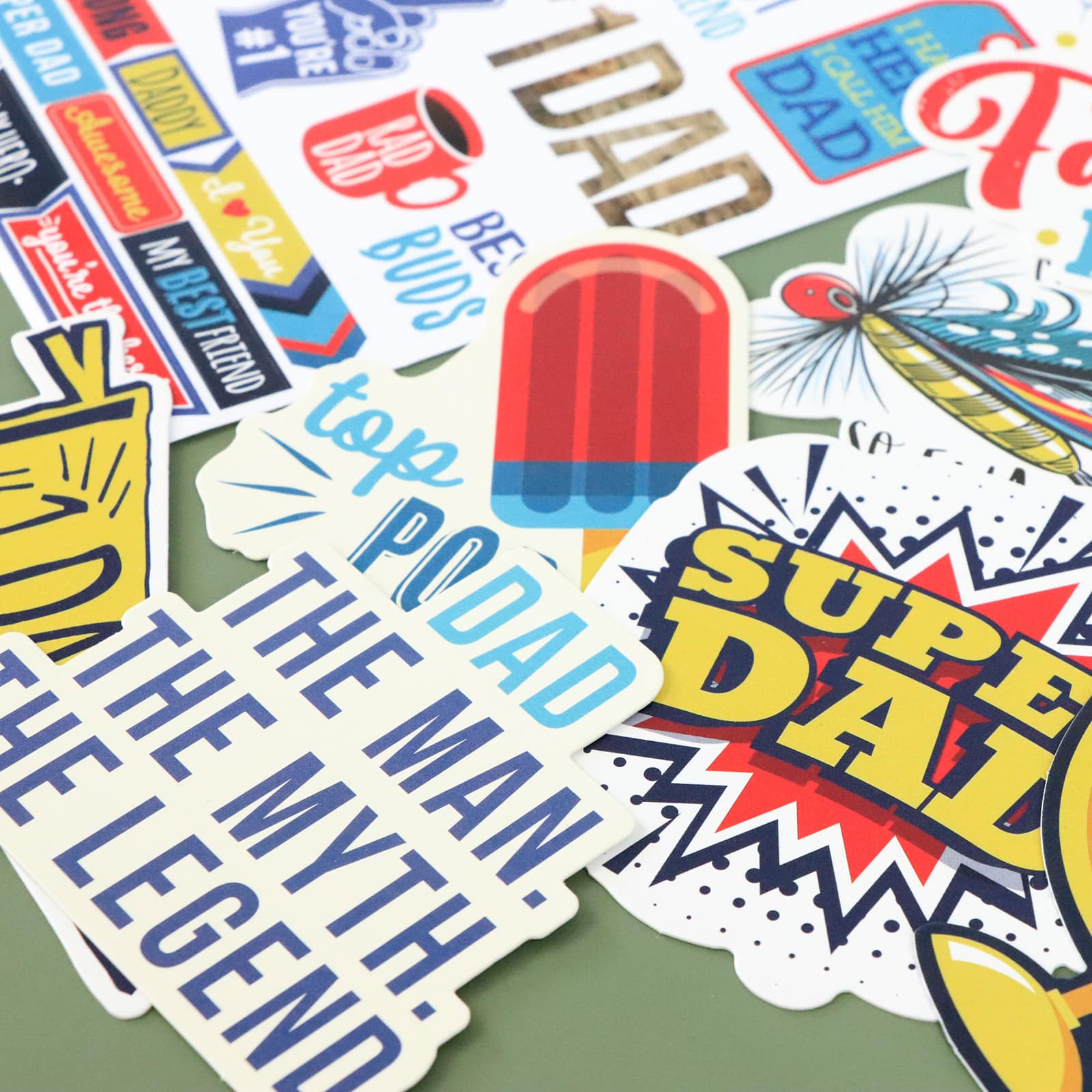 12 Pack: Father Stickers by Recollections&#x2122;
