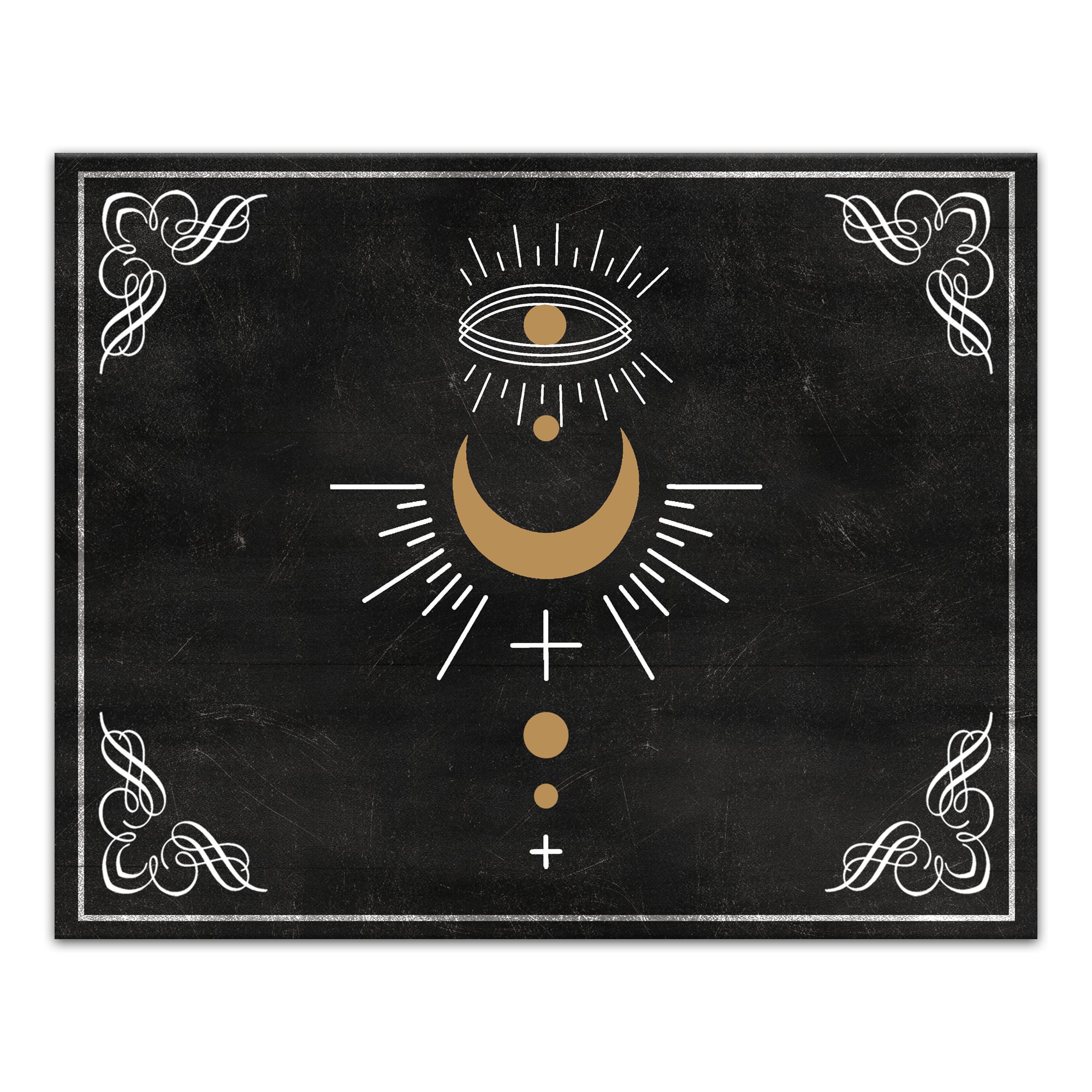 Eye Moon Boarder 8 16" x 20" Canvas Wall Art