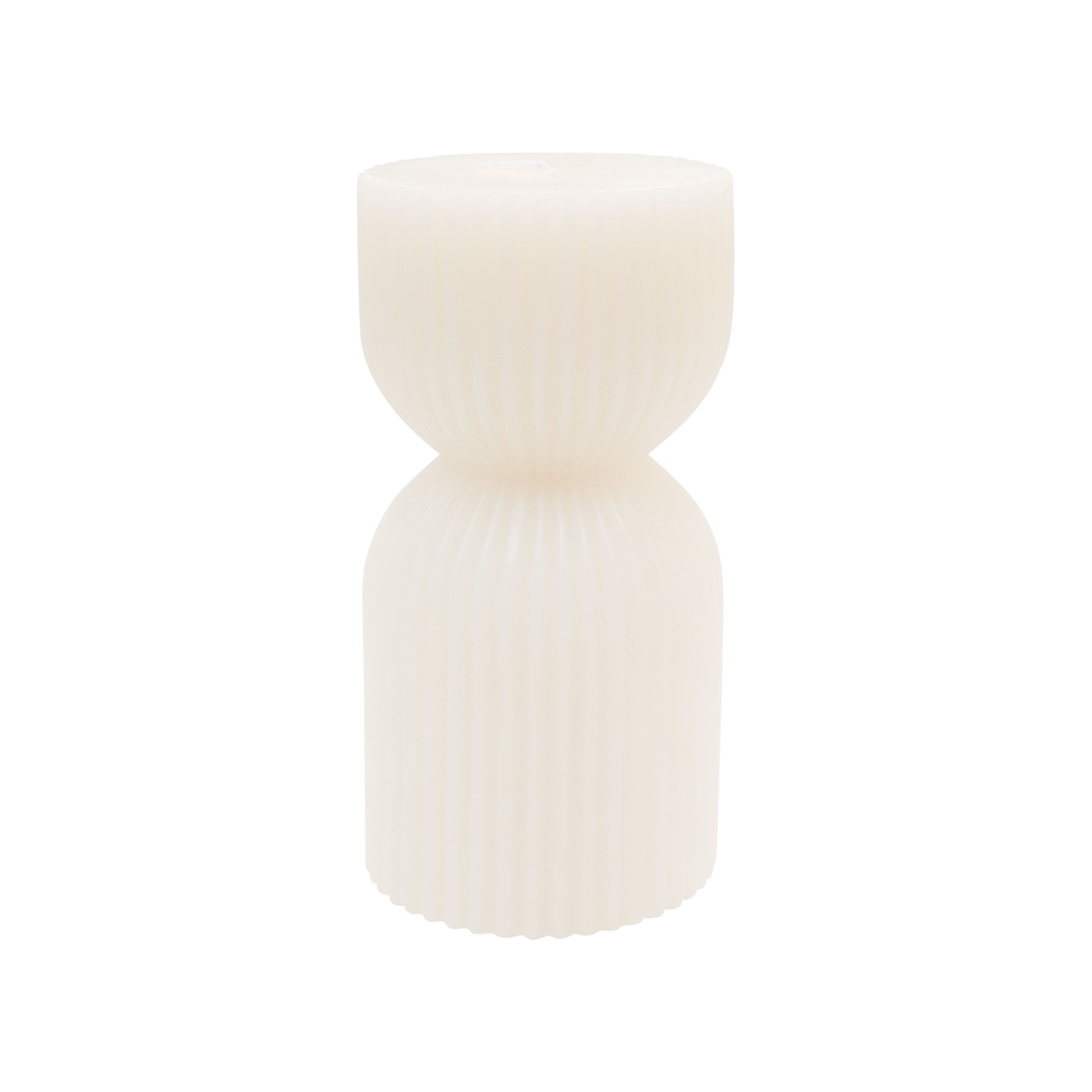 6&#x22; Ribbed Pillar Candle by Ashland&#xAE;