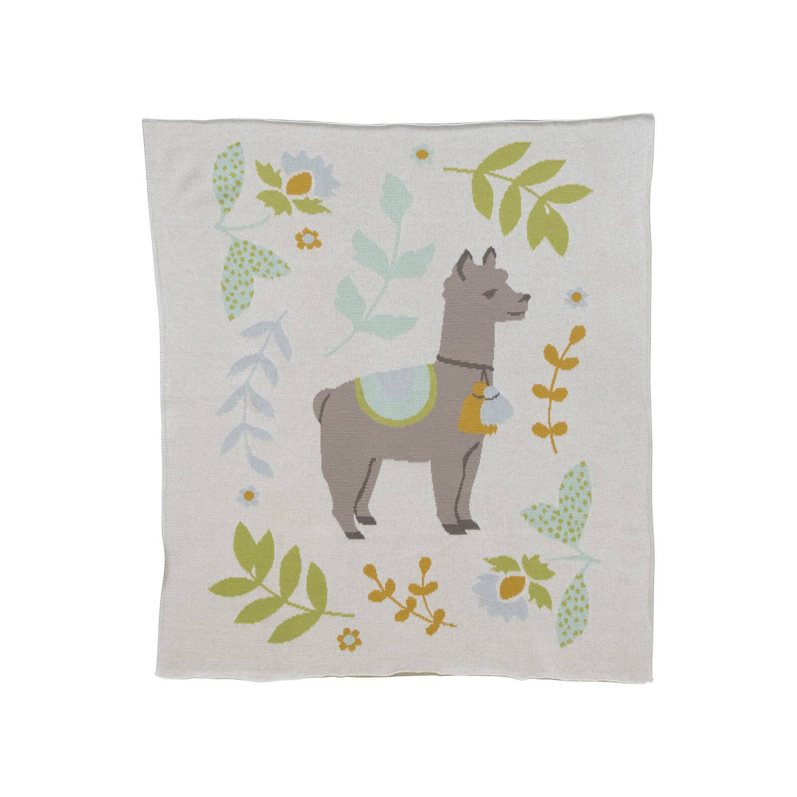 Hello Honey&#xAE; Knit Llama Baby Blanket