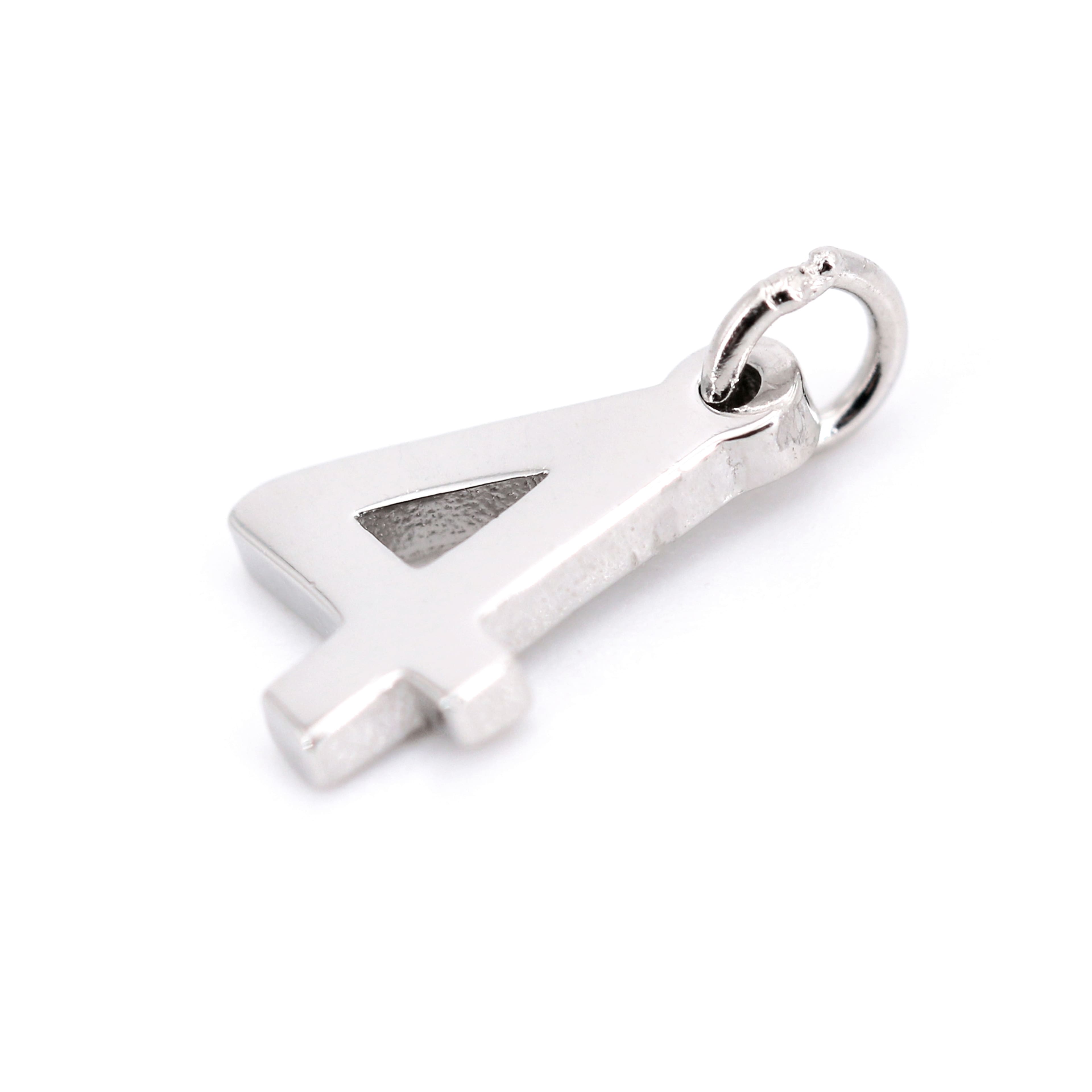 12 Pack: Sterling Silver Number Charm by Bead Landing™