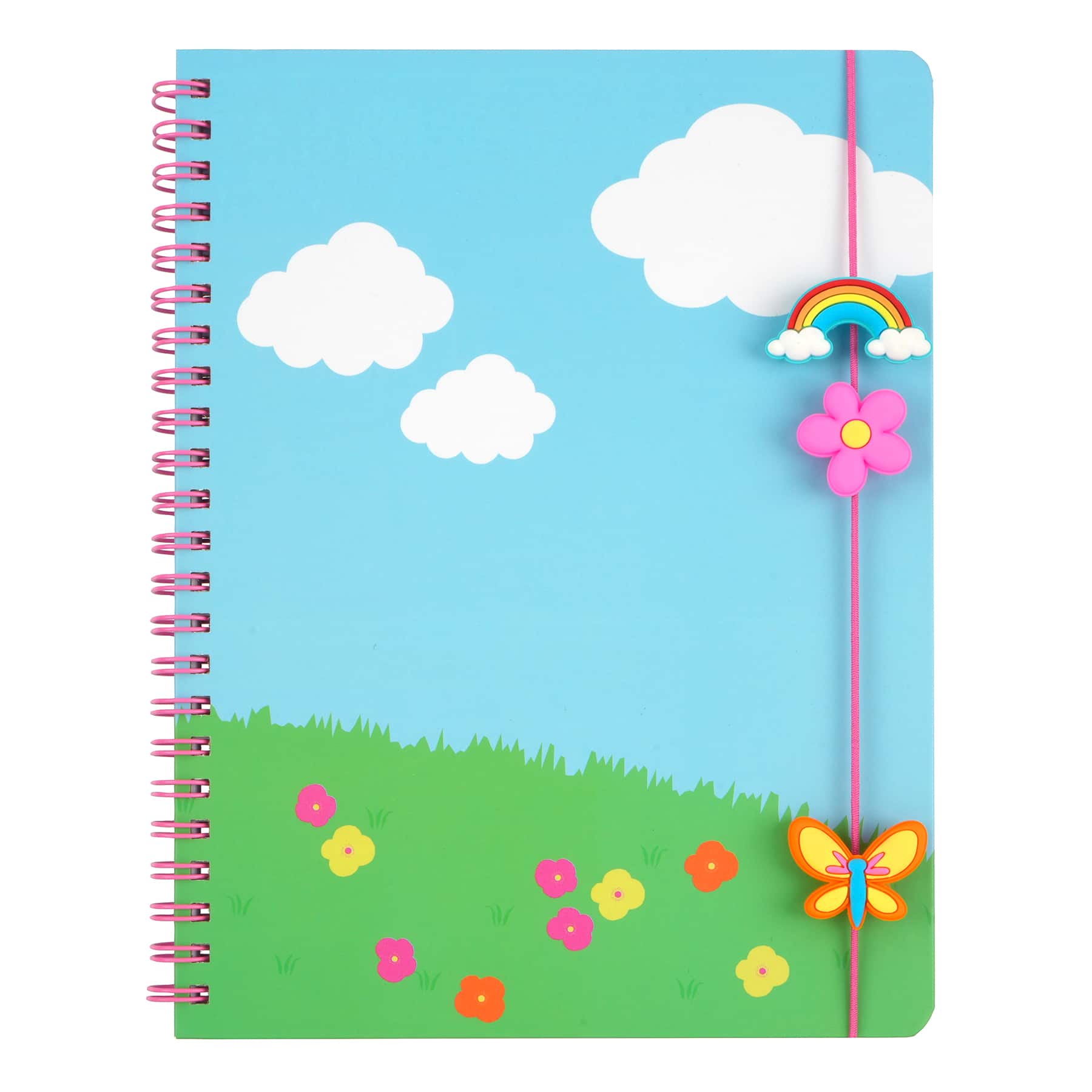 Back to Class Rainbow Flowers Spiral Notebook by Creatology&#x2122;