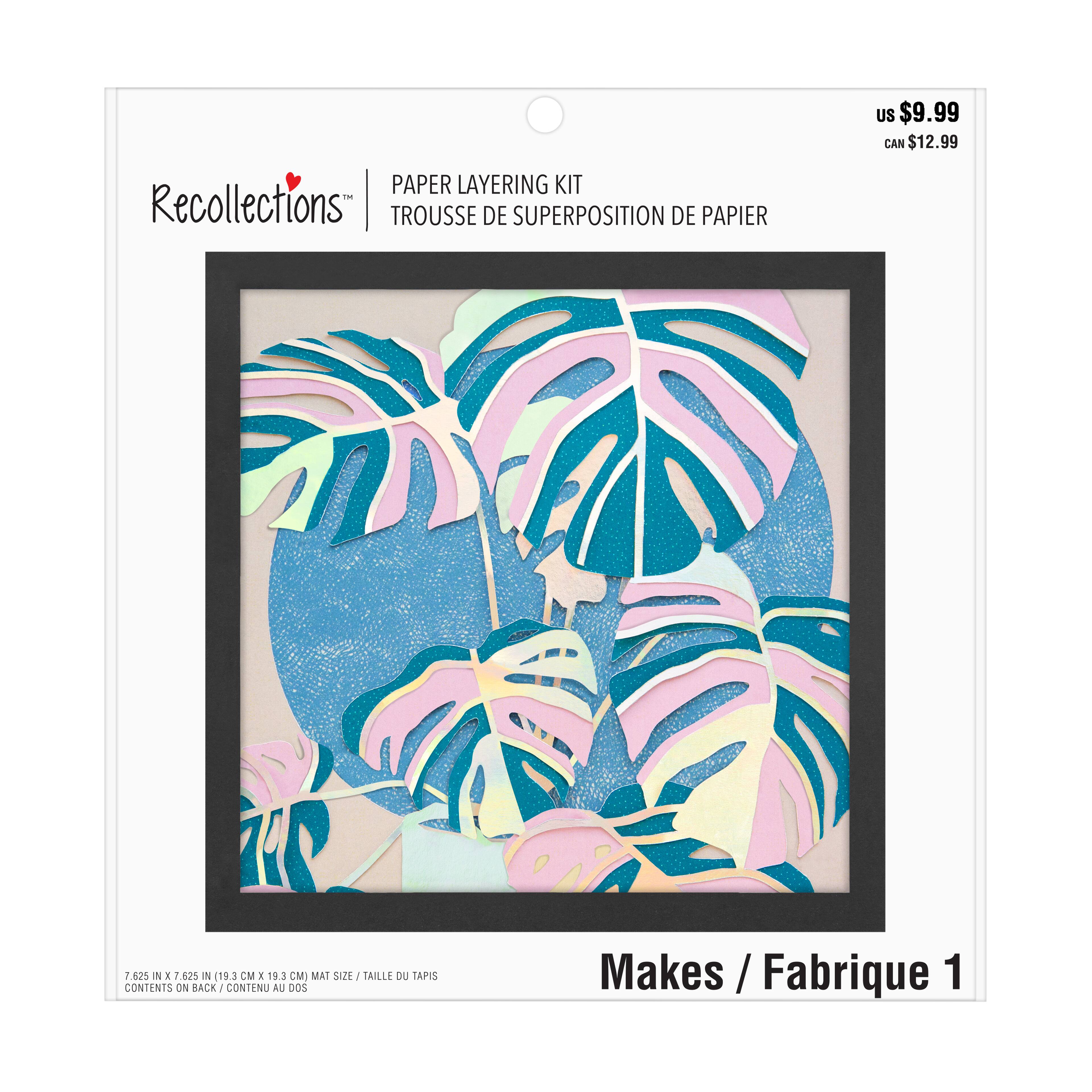 Leaves Paper Layering Kit by Recollections™ Paper Craft Kits Michaels