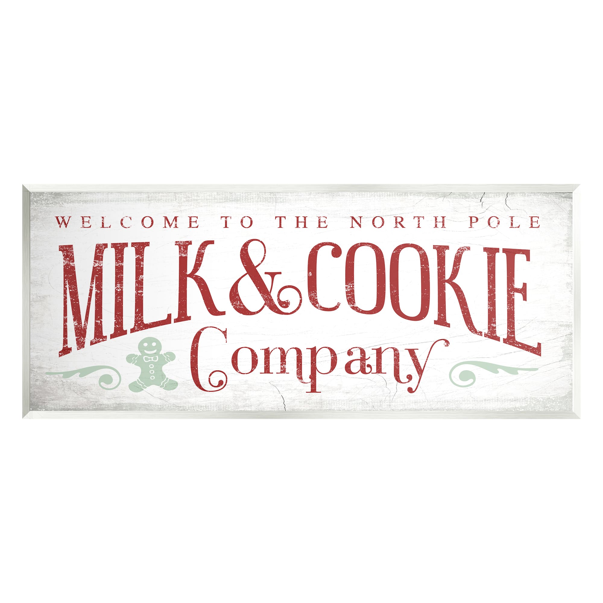 Stupell Industries Milk & Cookie Company Sign Wall Plaque Art