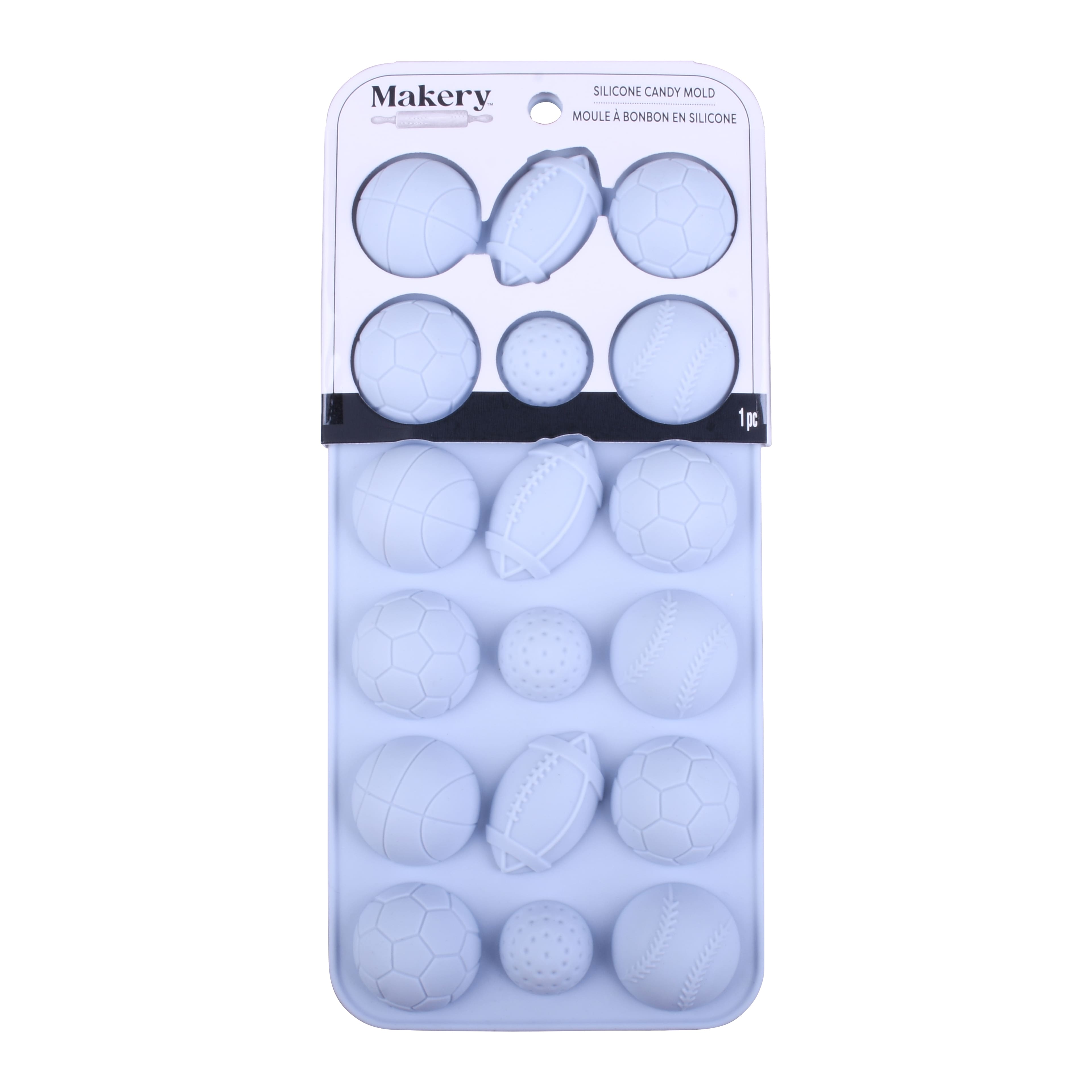 Sports Balls Silicone Candy Mold by Makery&#x2122;