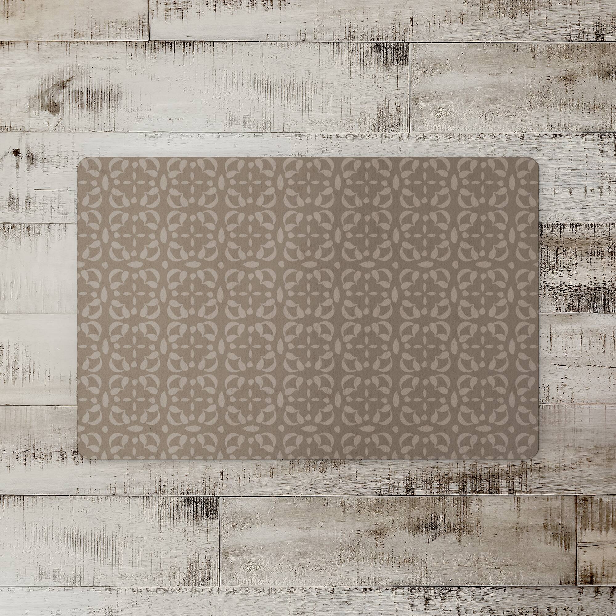 Intricate Circle Stack Floor Mat