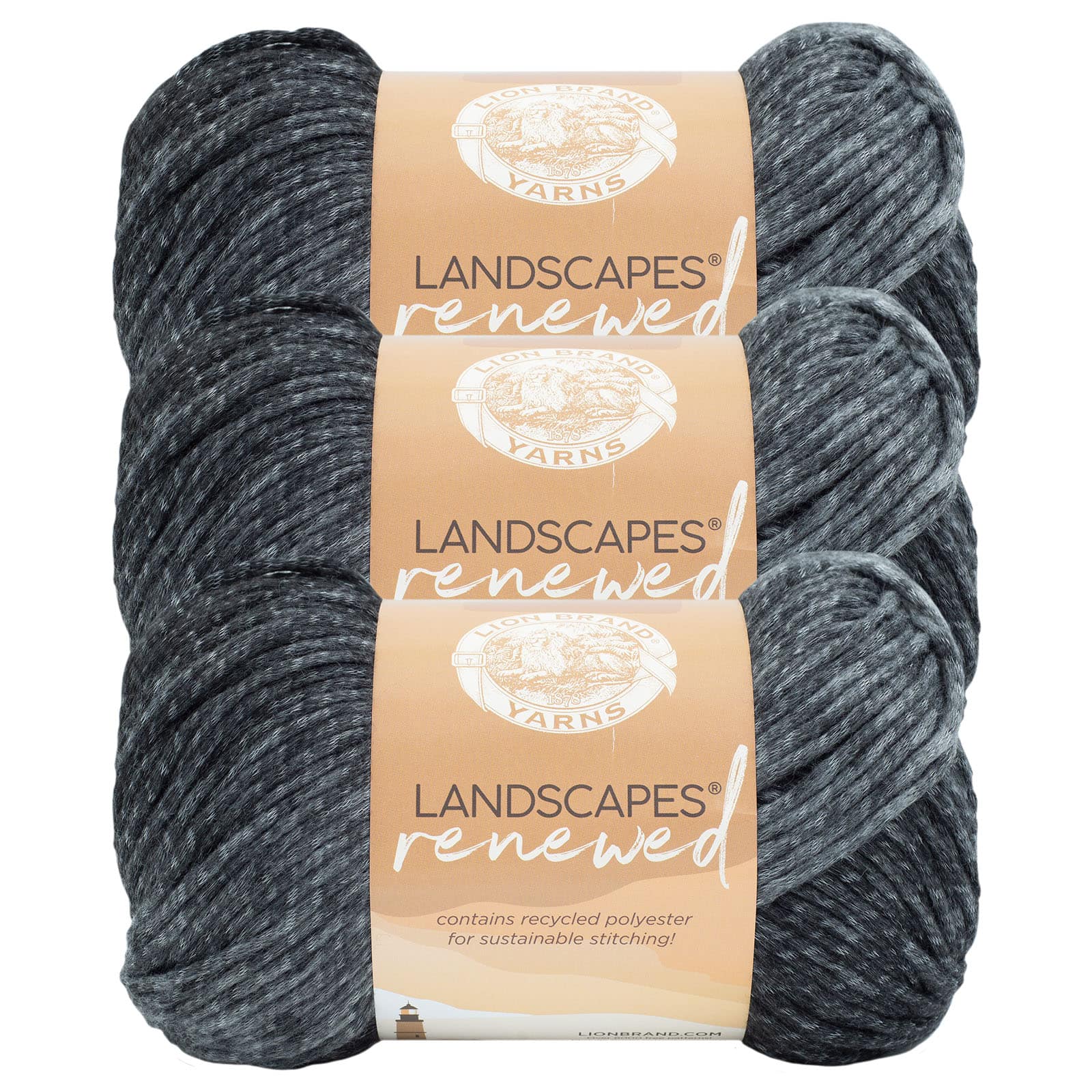 3 Pack Lion Brand® Landscapes® Renewed Yarn
