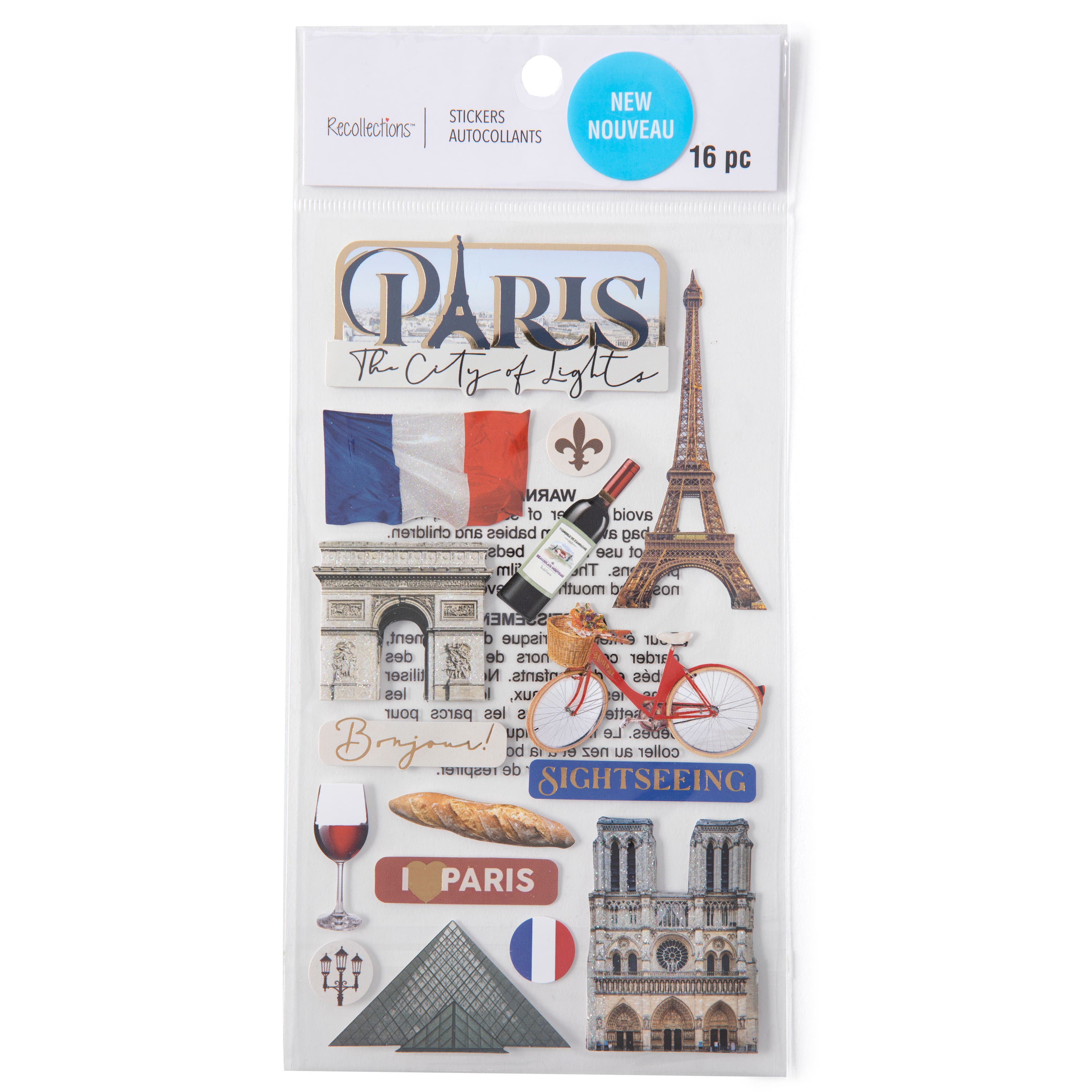 Paris Dimensional Stickers by Recollections&#x2122;