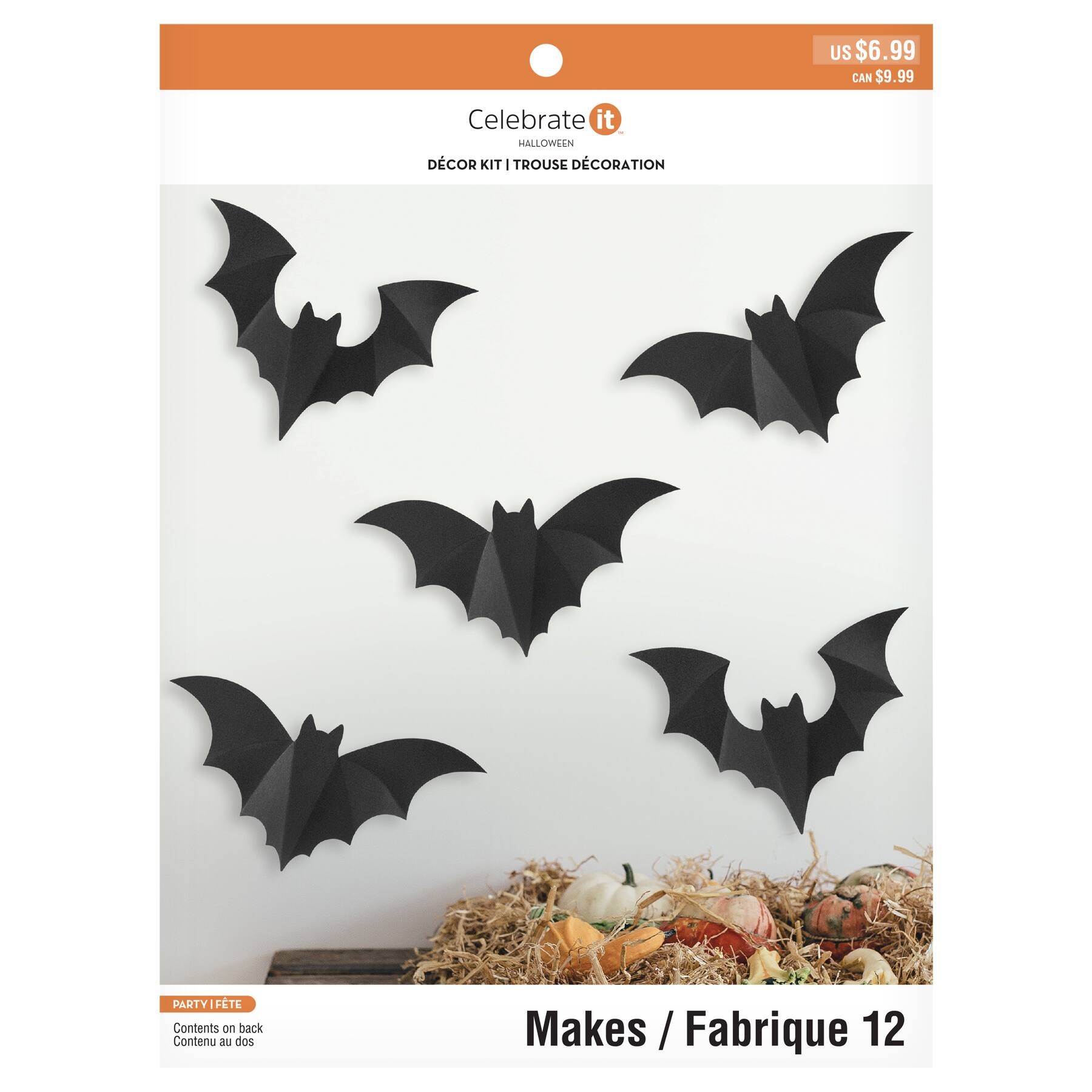 Halloween Bats Wall Décor Kit by Celebrate It™, 12ct