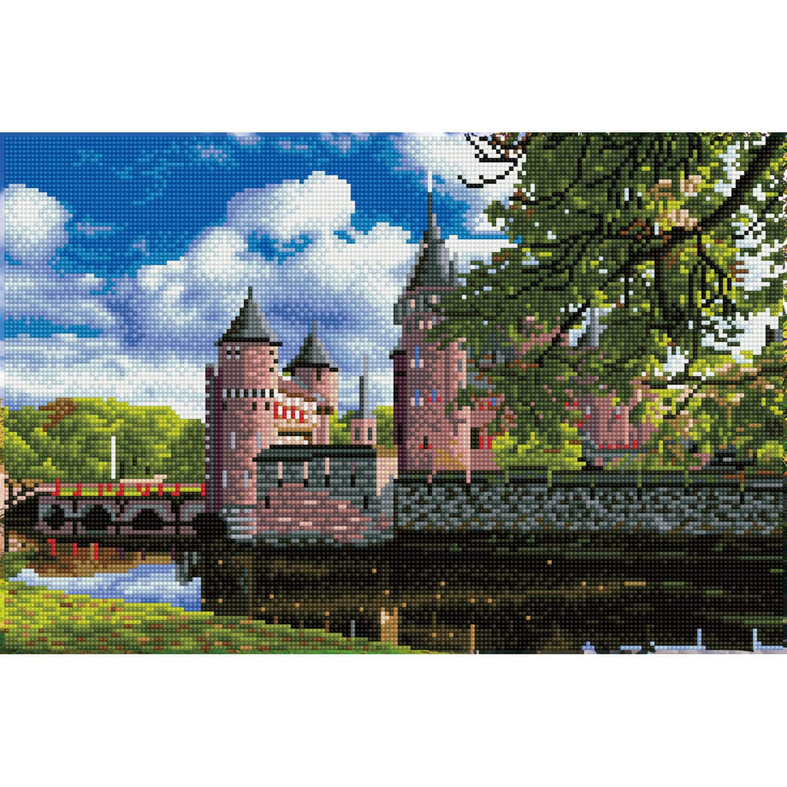 Diamond Dotz® De Haar Medieval Castle, Holland Diamond Painting Kit