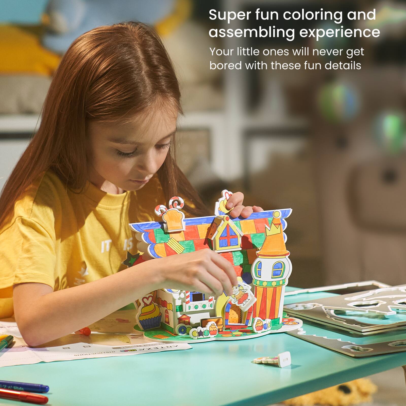 Arteza&#xAE; Kids 3D Puzzle House