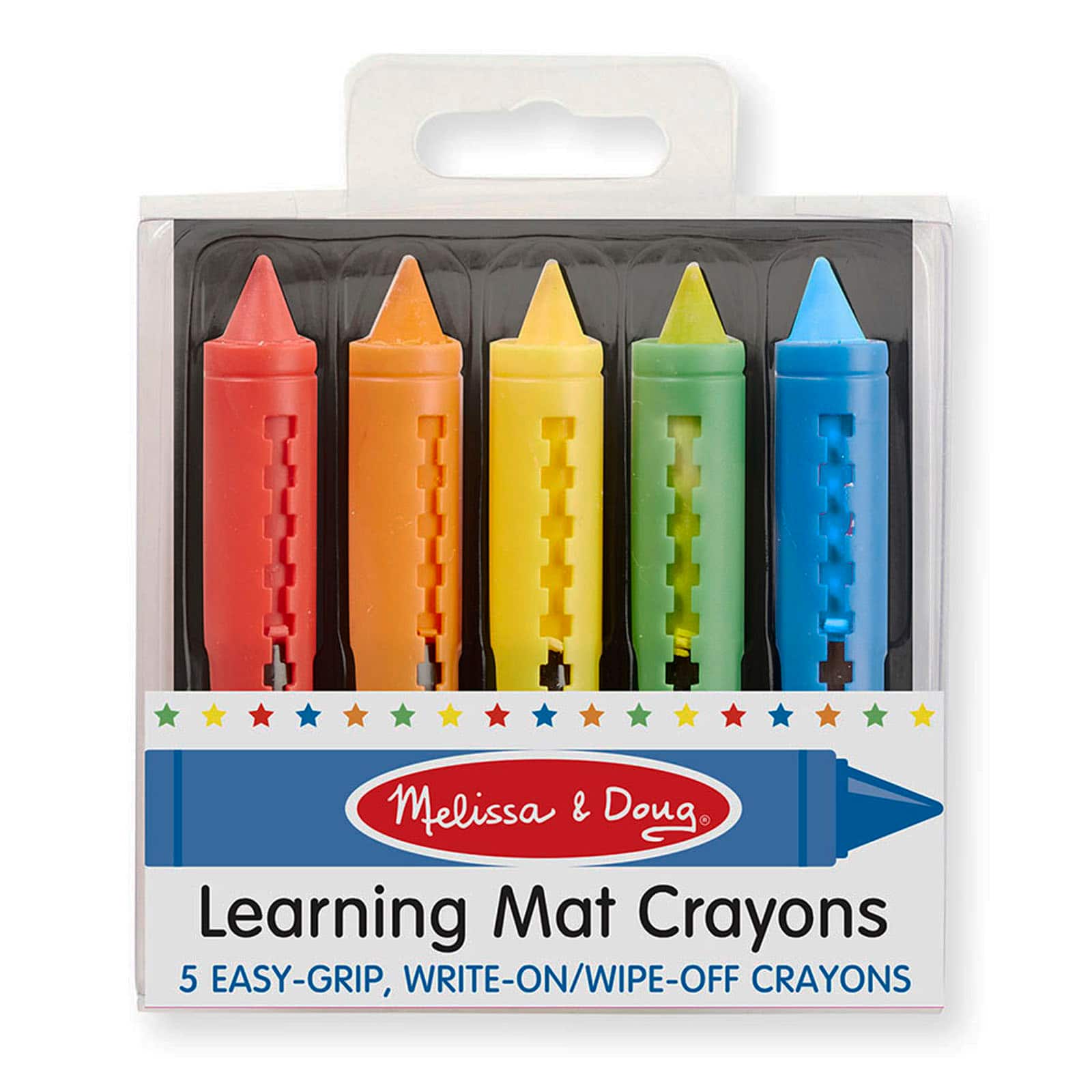 Melissa &#x26; Doug&#xAE; Learning Mat Crayons, 12 Packs of 5