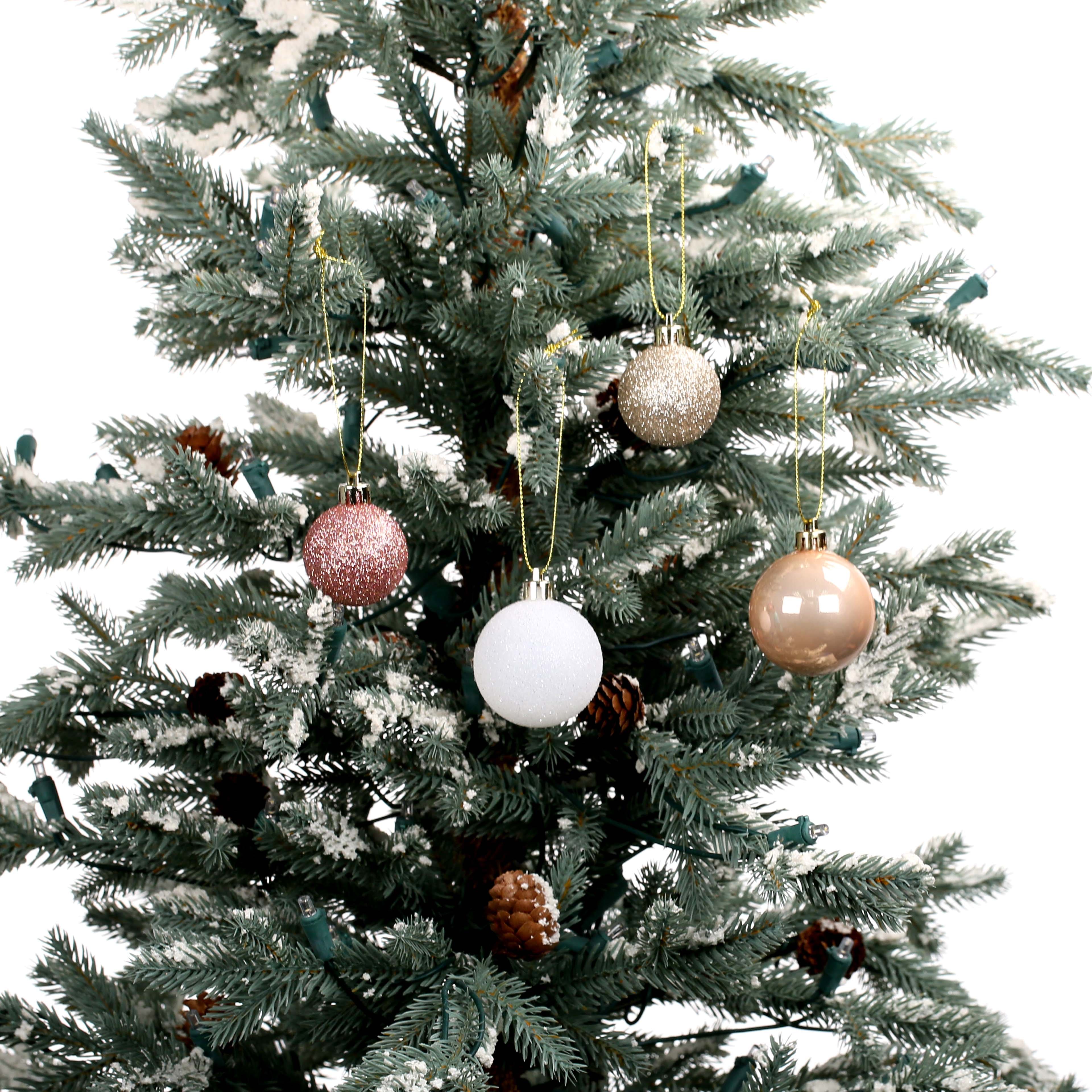 100 Pack Metallic Shatterproof Ball Ornaments by Ashland&#xAE;