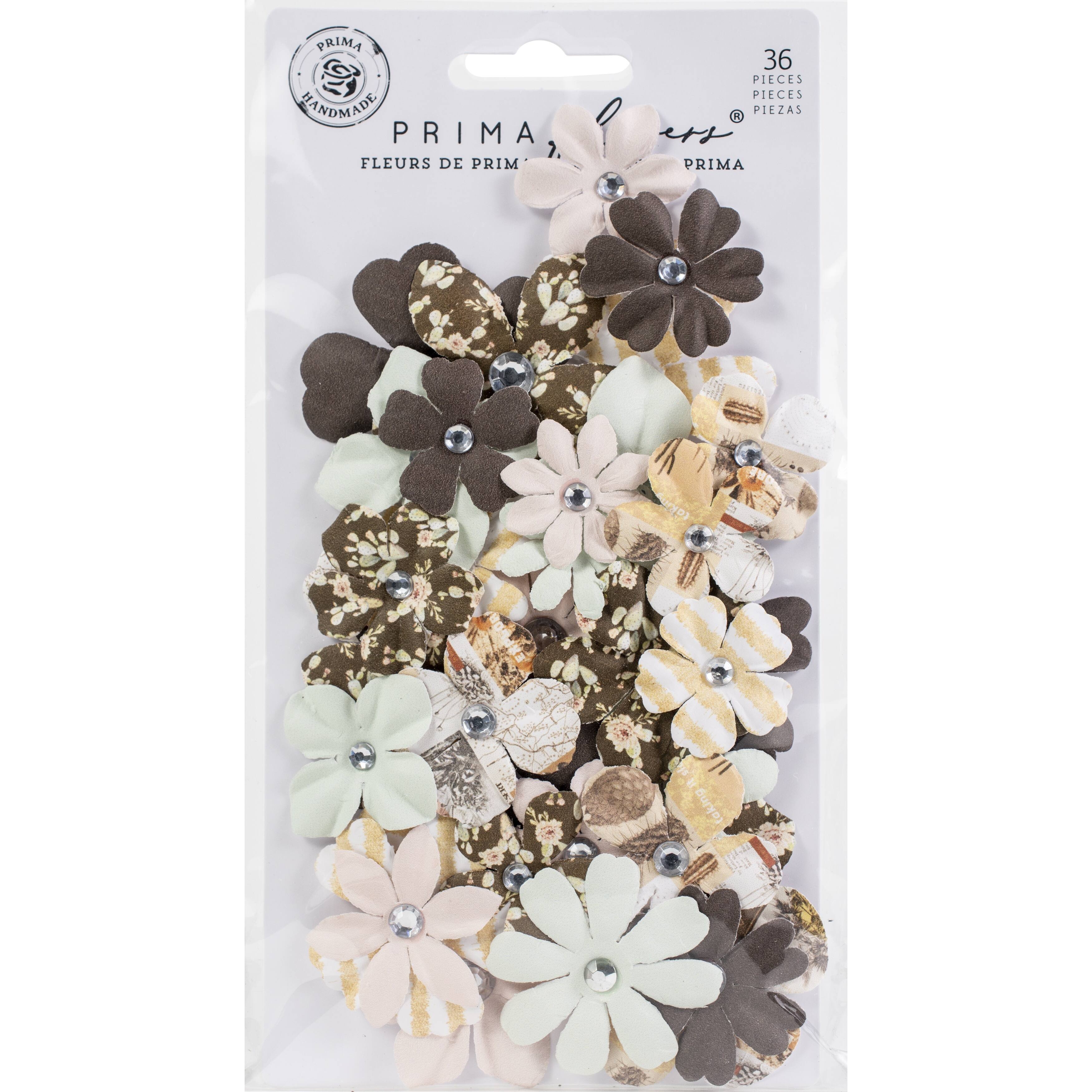 Prima® Golden Desert Collection Nogal Mulberry Paper Flowers Michaels
