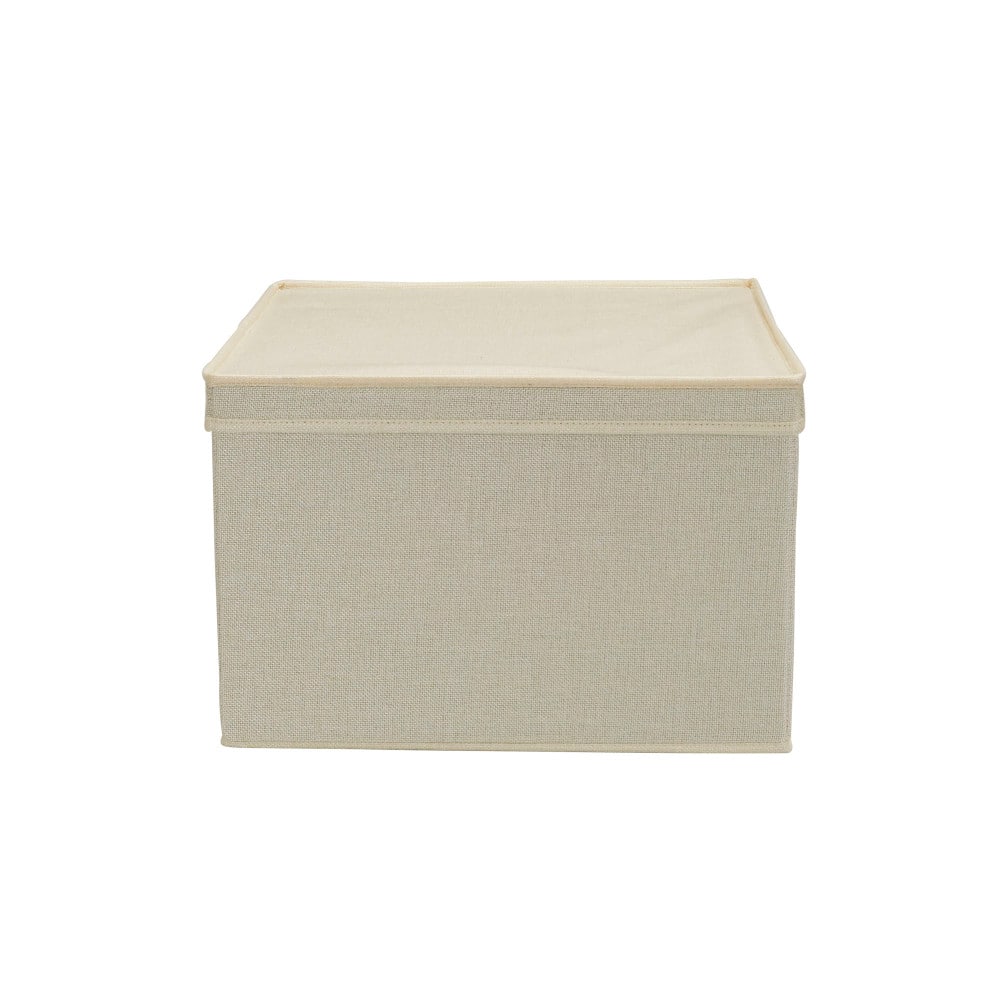 Household Essentials Fabric Storage Bin with Lid, 2ct.
