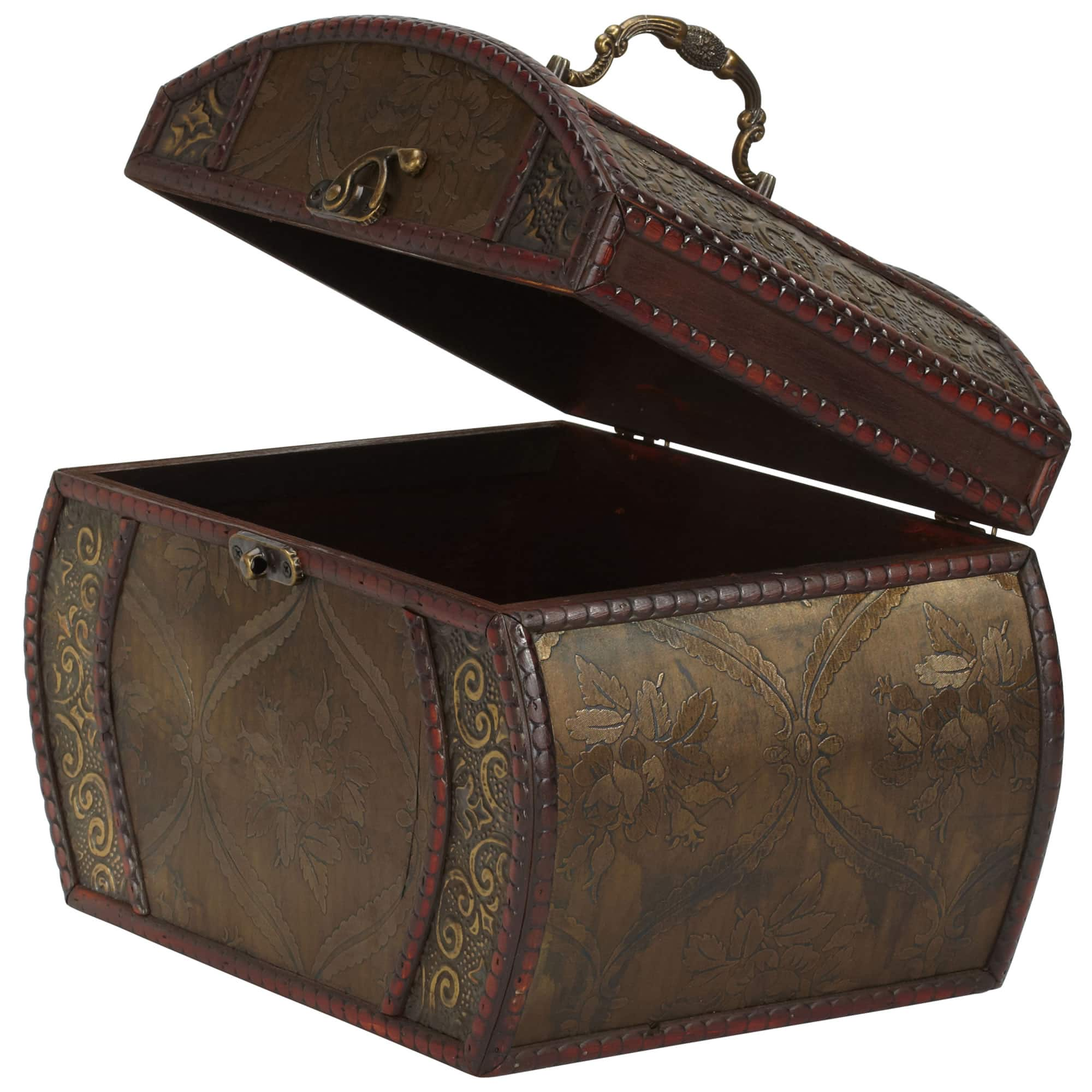 Brown Decorative Chests Set