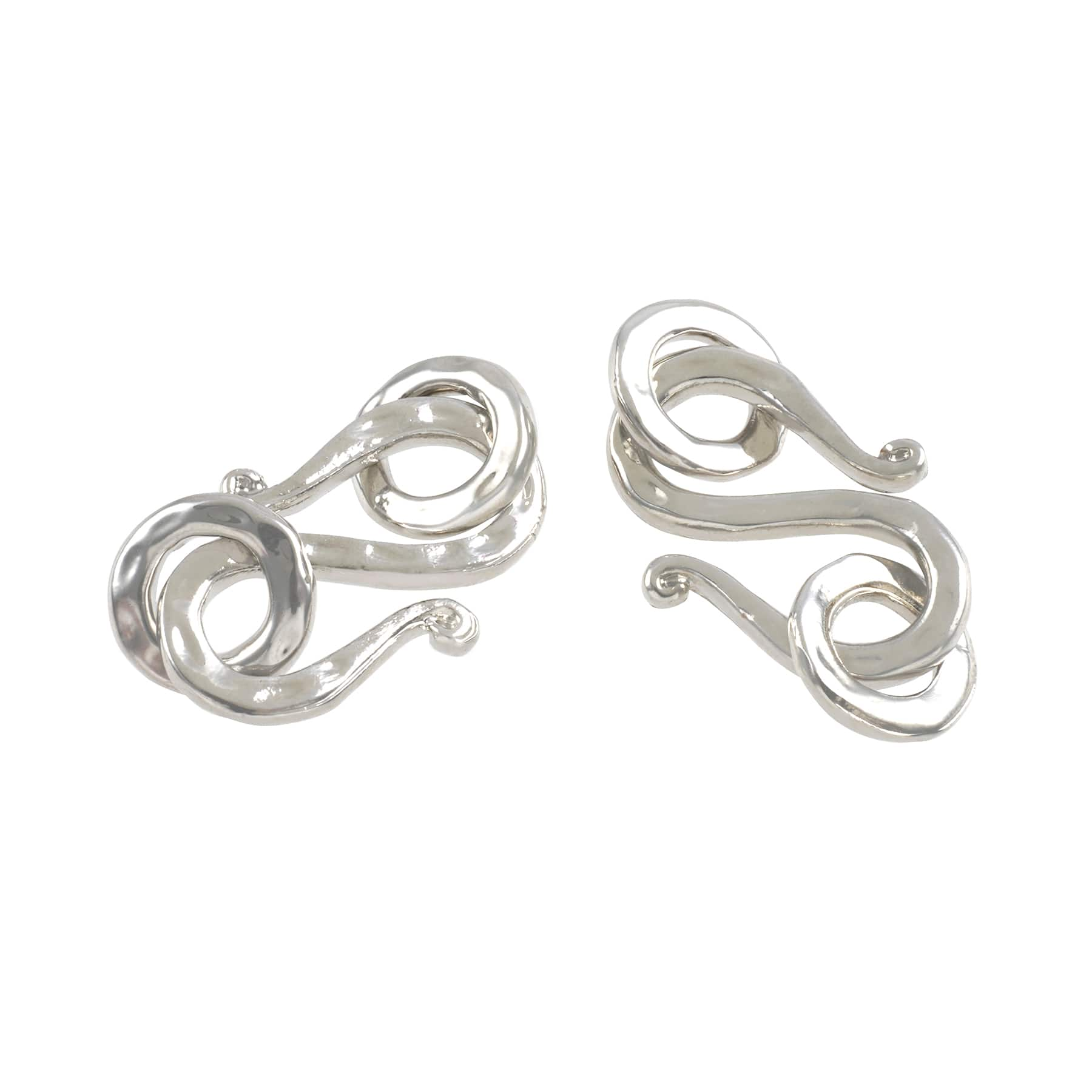 12 Packs: 3 ct. (36 total) Premium Metals Rhodium Closures by Bead Landing&#x2122;