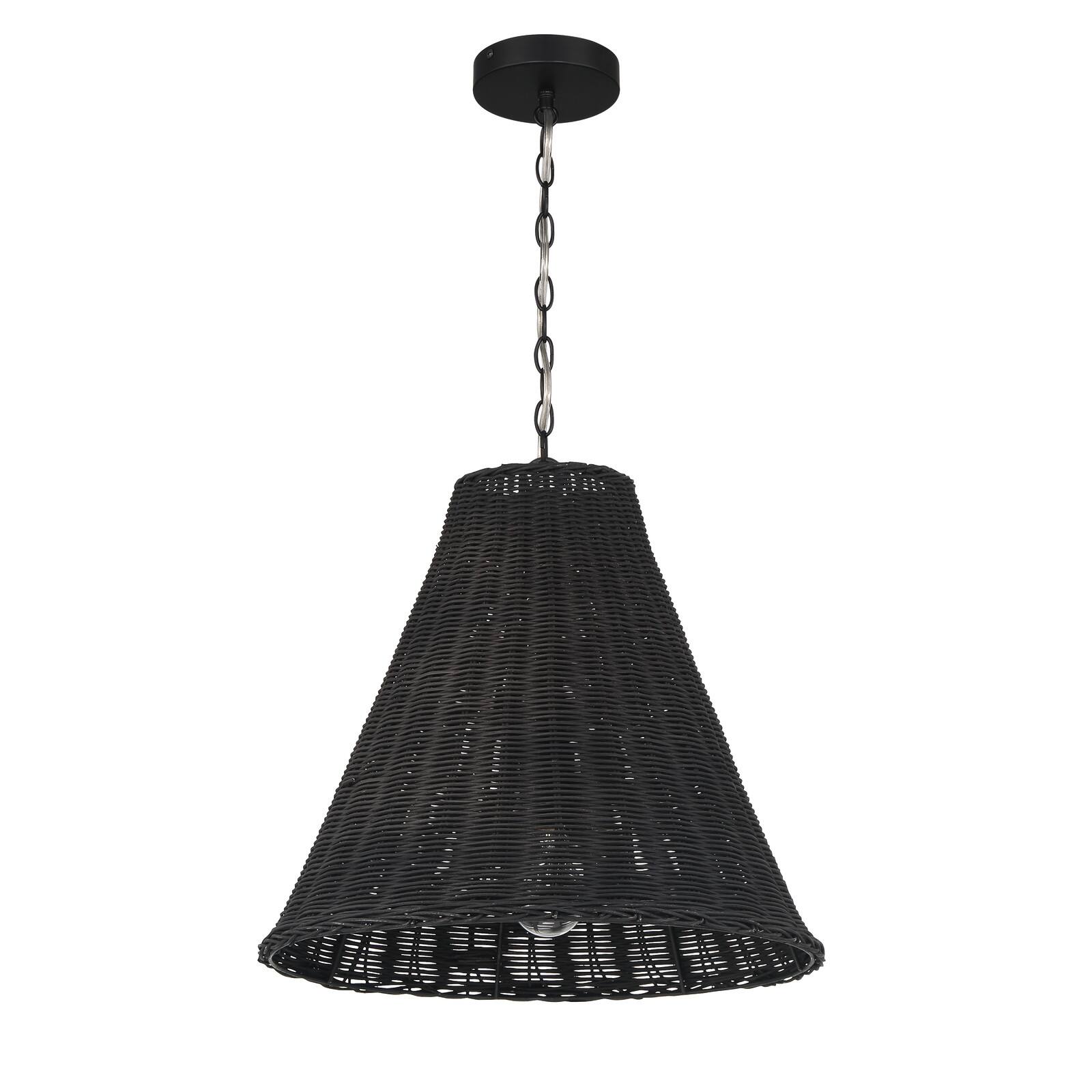 Hello Honey&#xAE; Rattan Taper Pendant Light