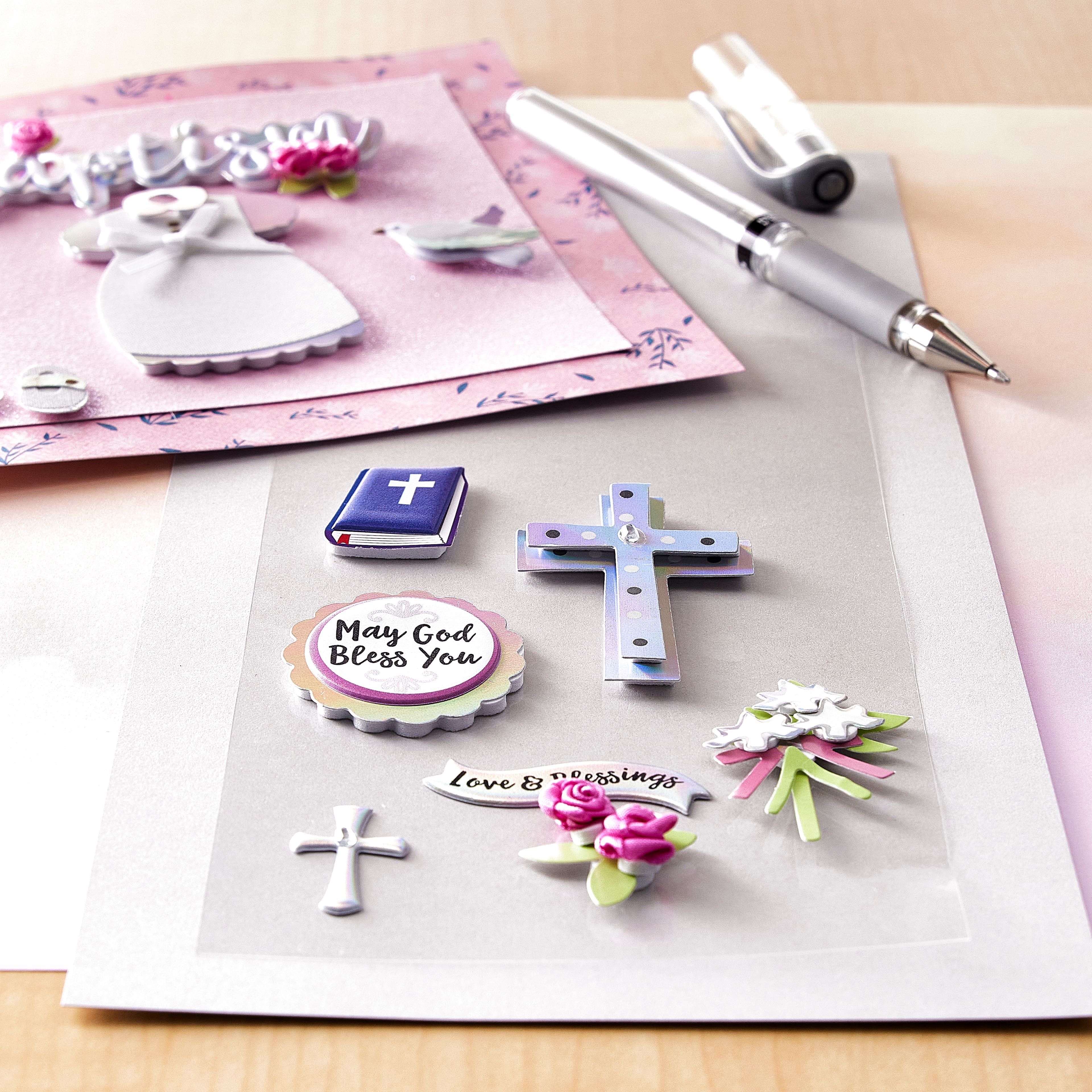 Baptism Dimensional Stickers by Recollections&#x2122;