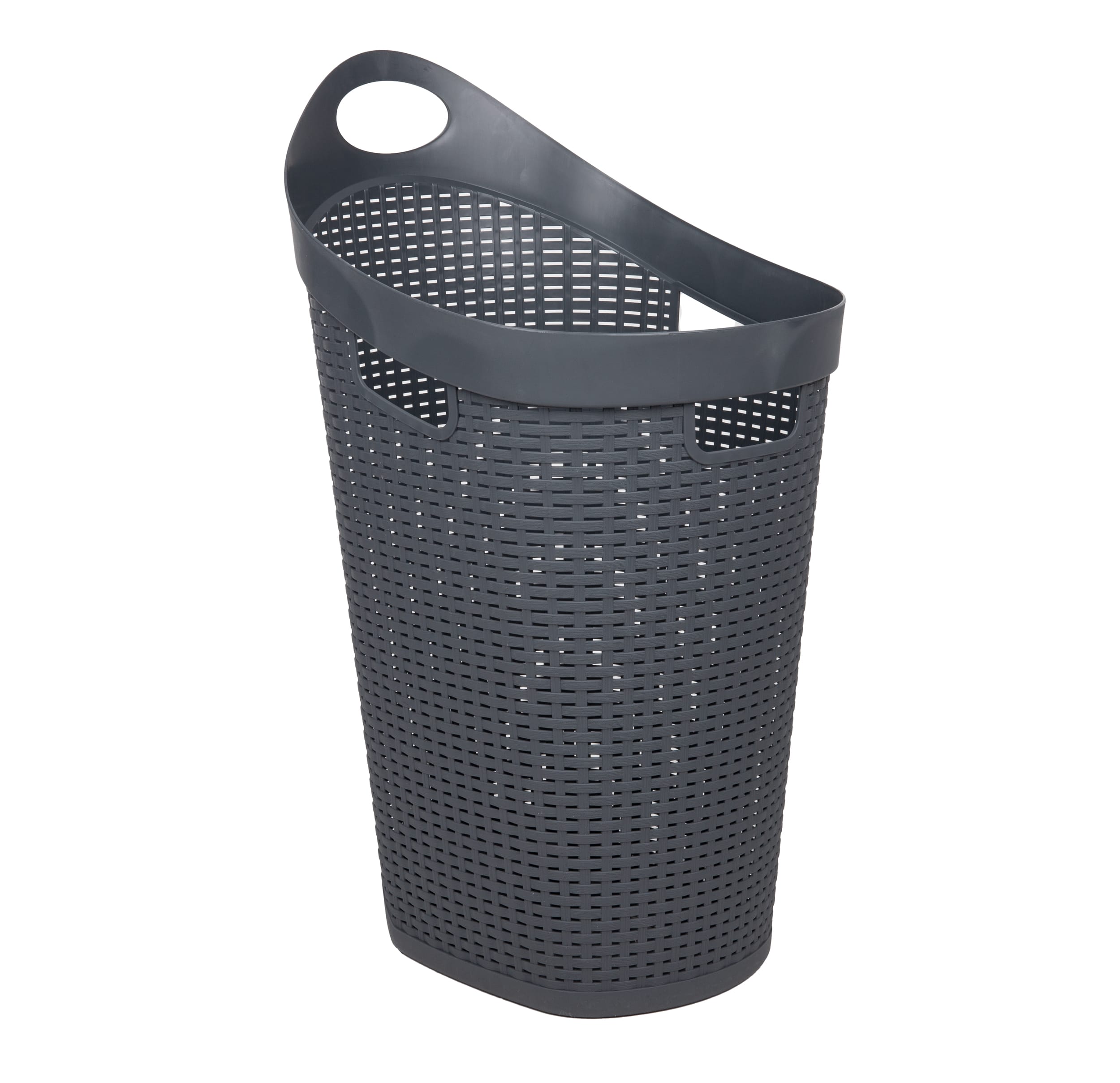 Mind Reader 60L Wheeled Hamper with Cutout Handle