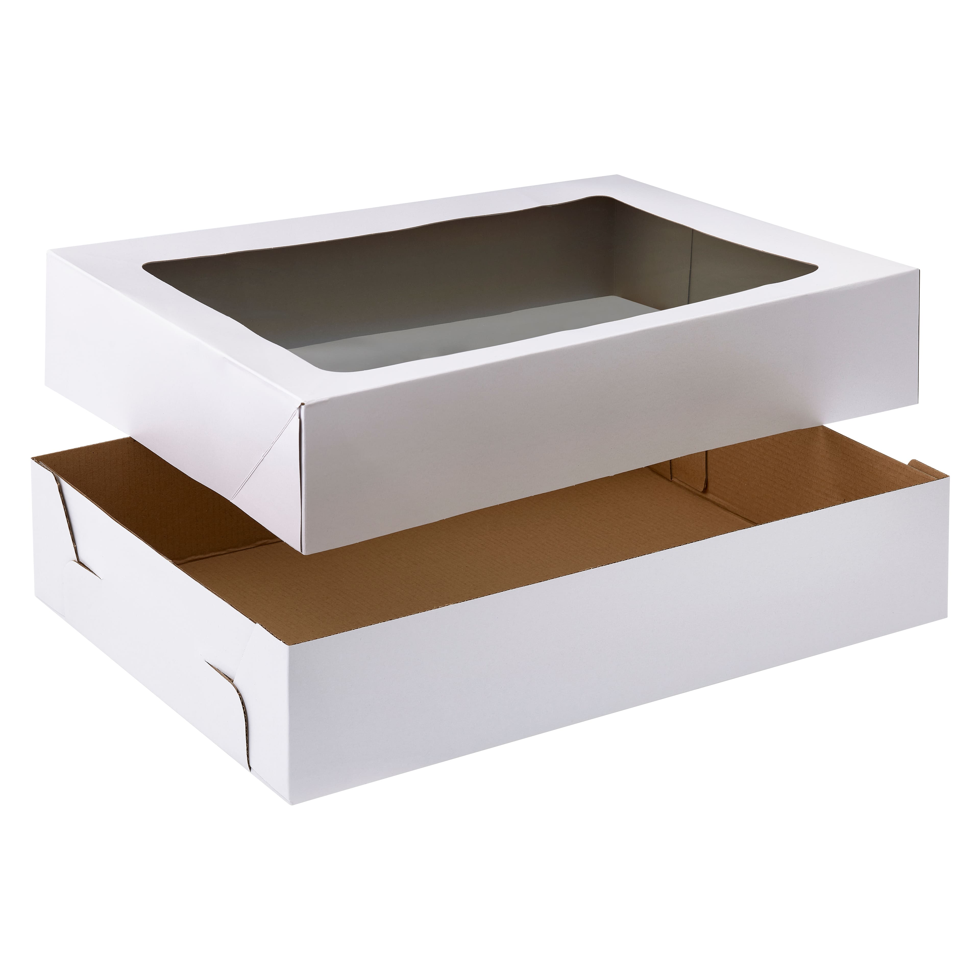 6 Packs: 2 ct. (12 total) Corrugated Window Cake Boxes by Celebrate It&#x2122;