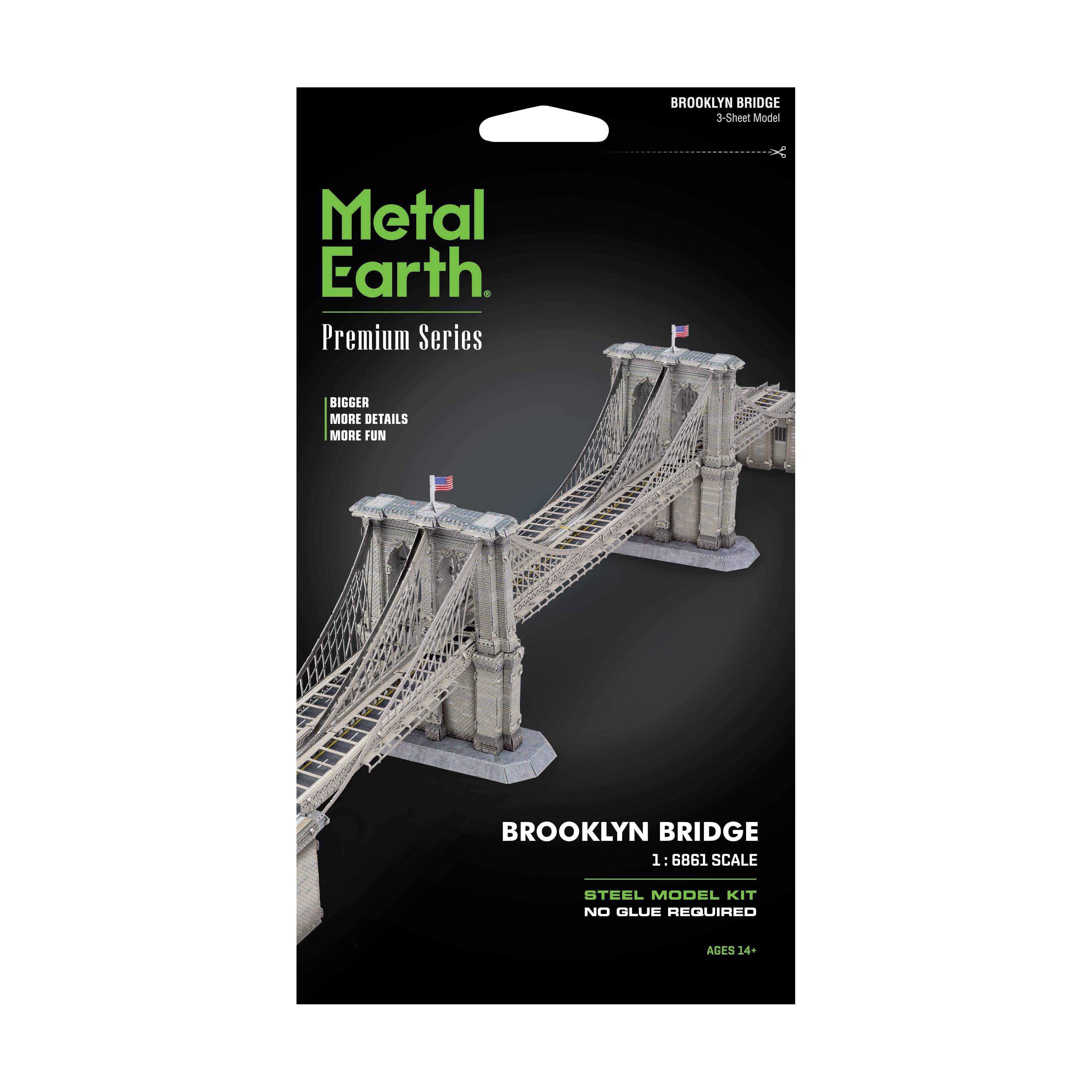Metal Earth Premium Series 3D Metal Model Kit - Brooklyn Bridge
