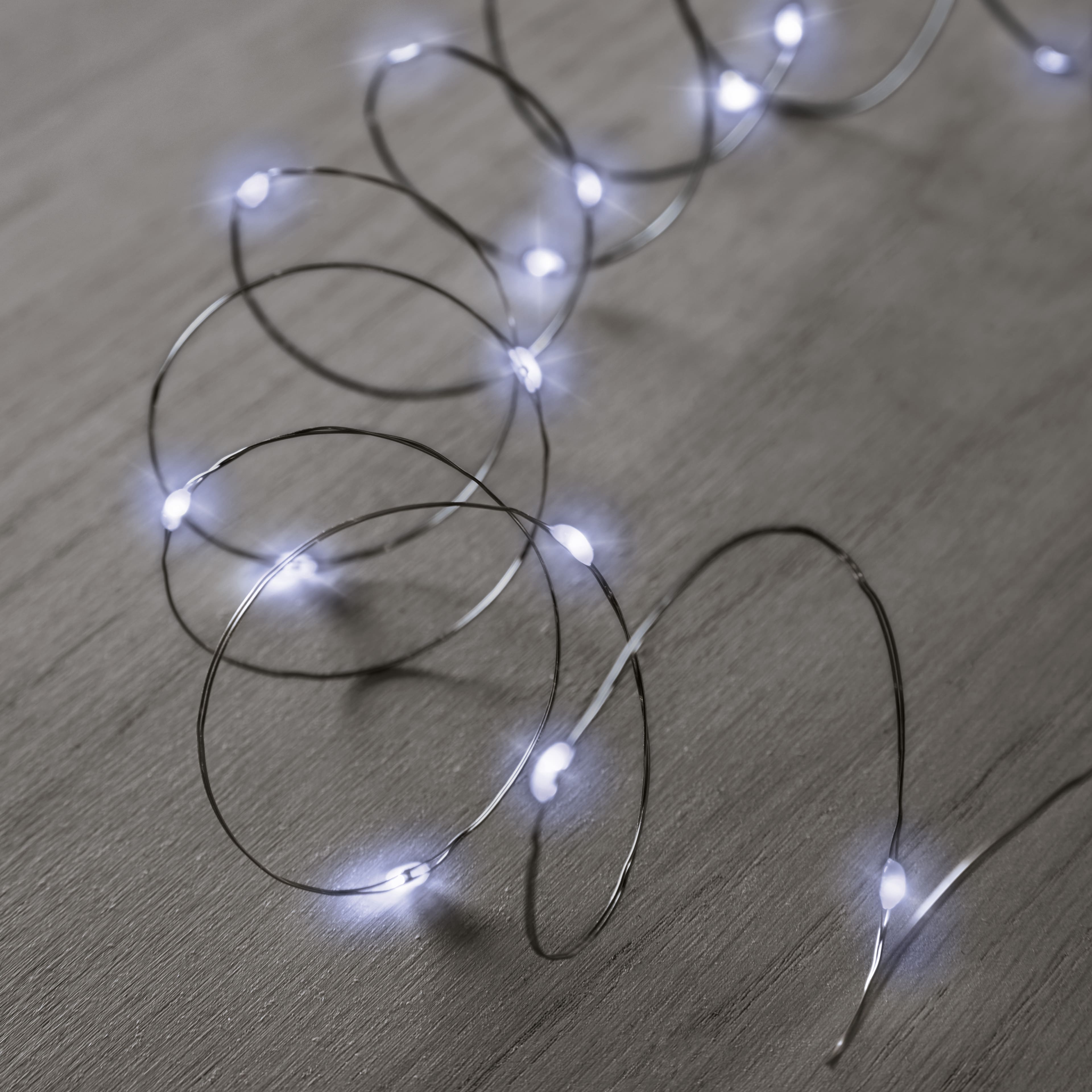 50ct. Purple & White LED String Lights by Ashland®
