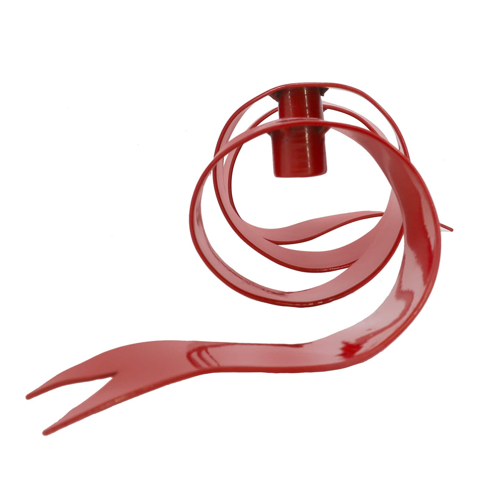 18.25&#x22; Red Ribbon Metal Candle Holder by Ashland&#xAE;