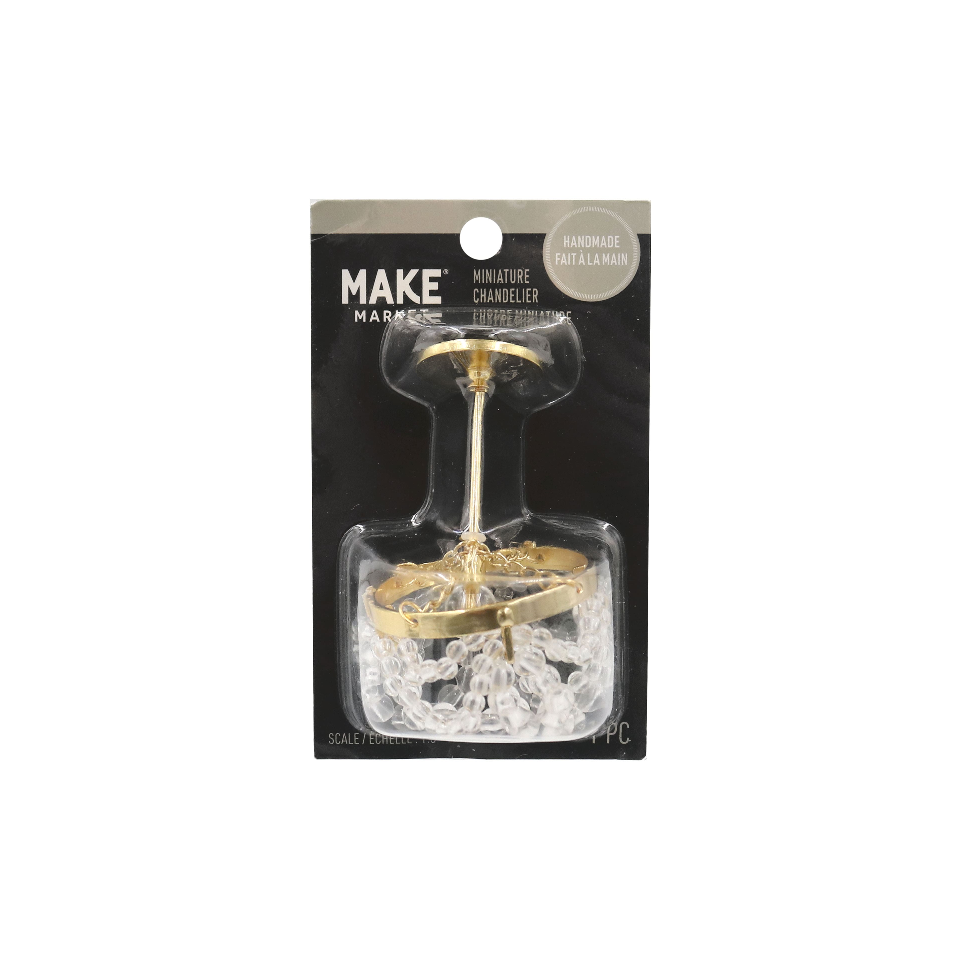 Miniature Gold Chandelier by Make Market