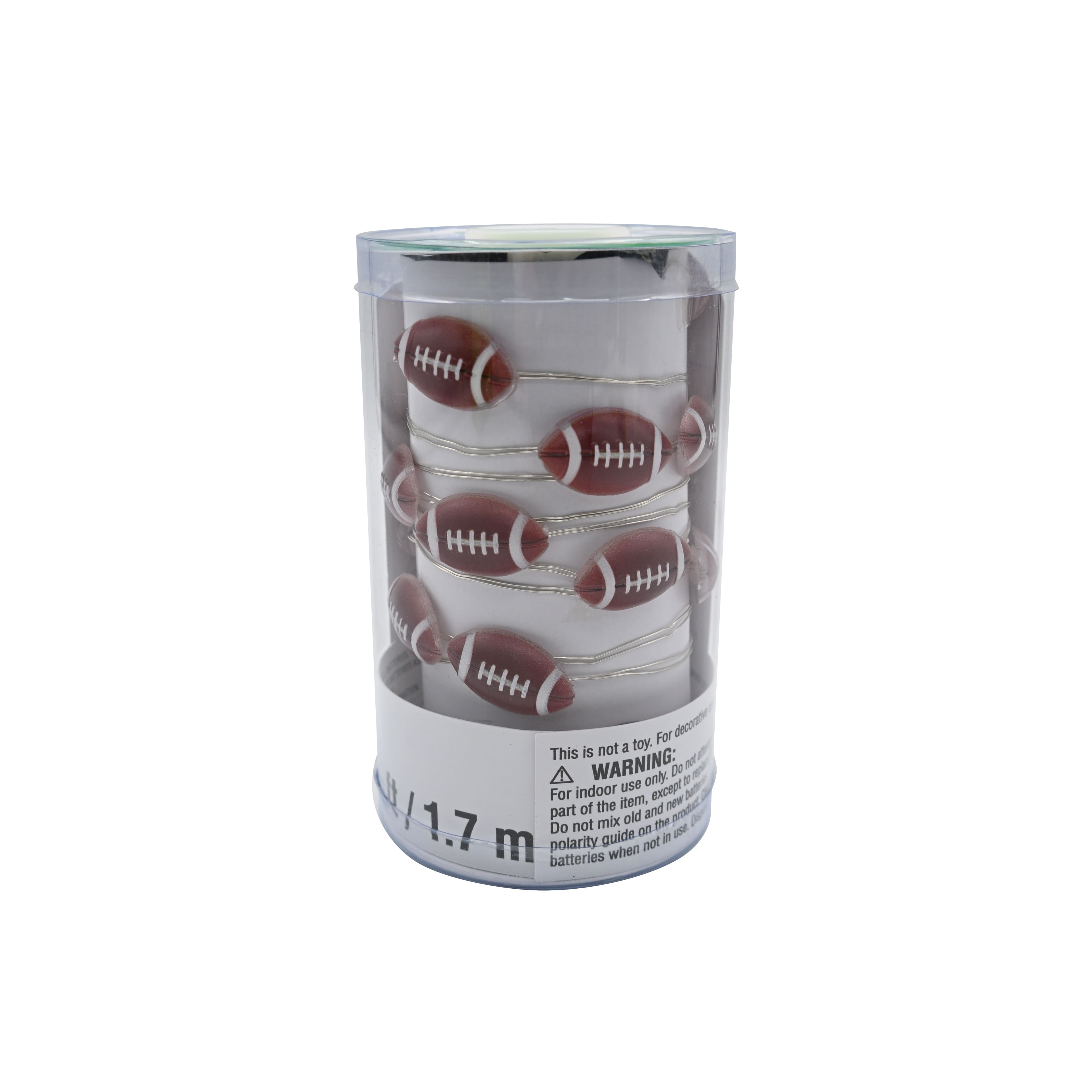 18ct. Warm White LED Football Crafting Lights by Celebrate It™