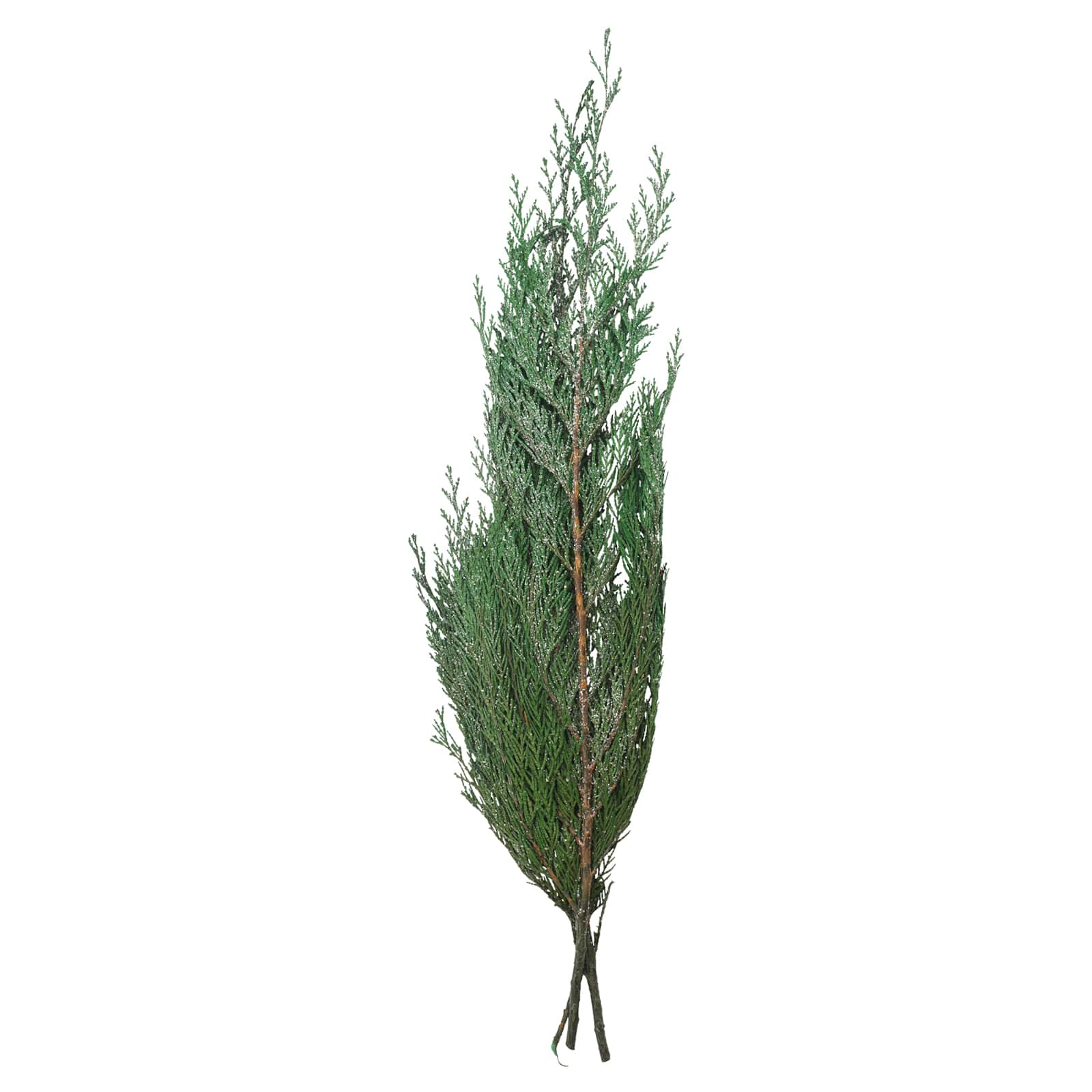 23&#x22; Glittery Green Cedar Bunch by Ashland&#xAE;