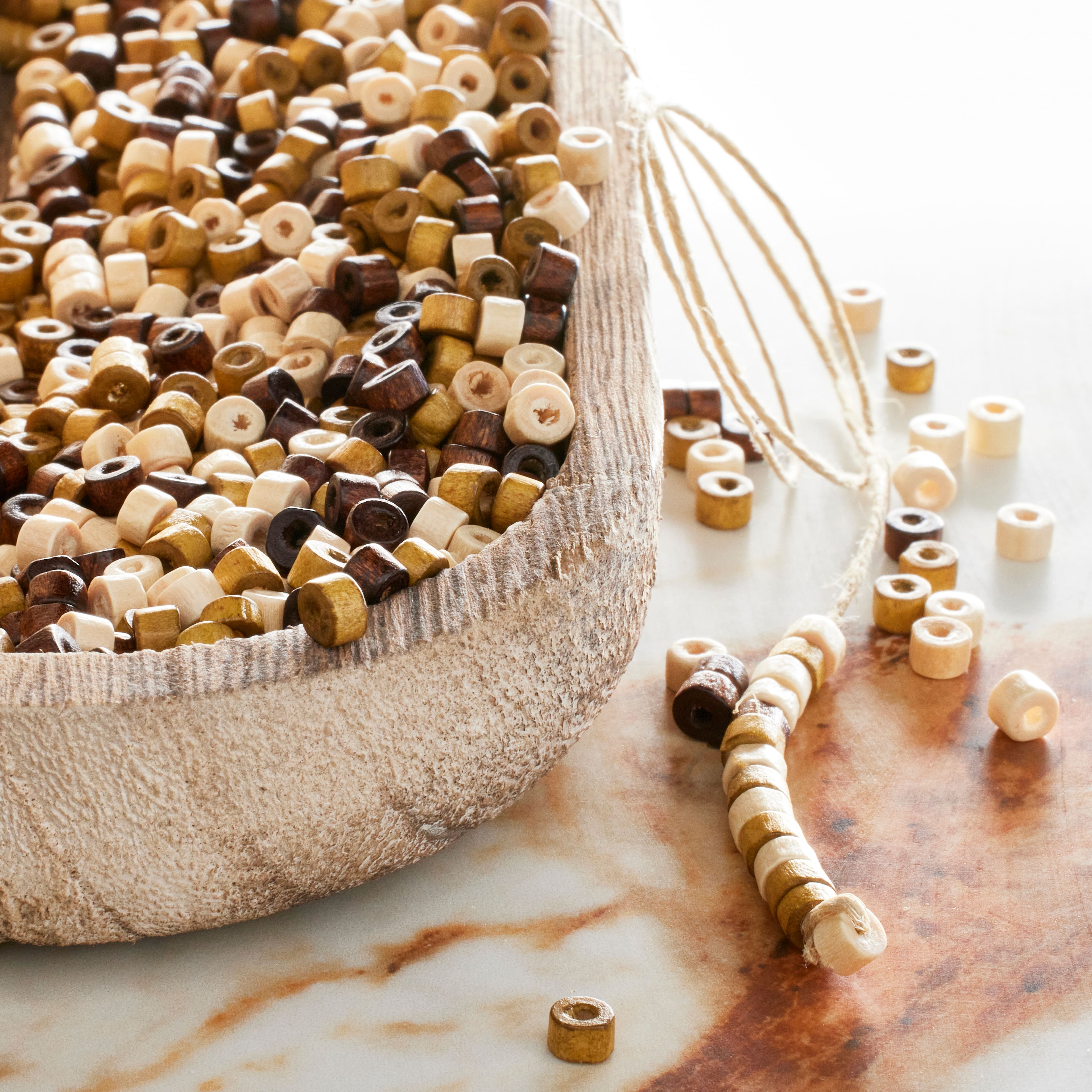 Wooden Tube Beads, 4mm by Bead Landing™