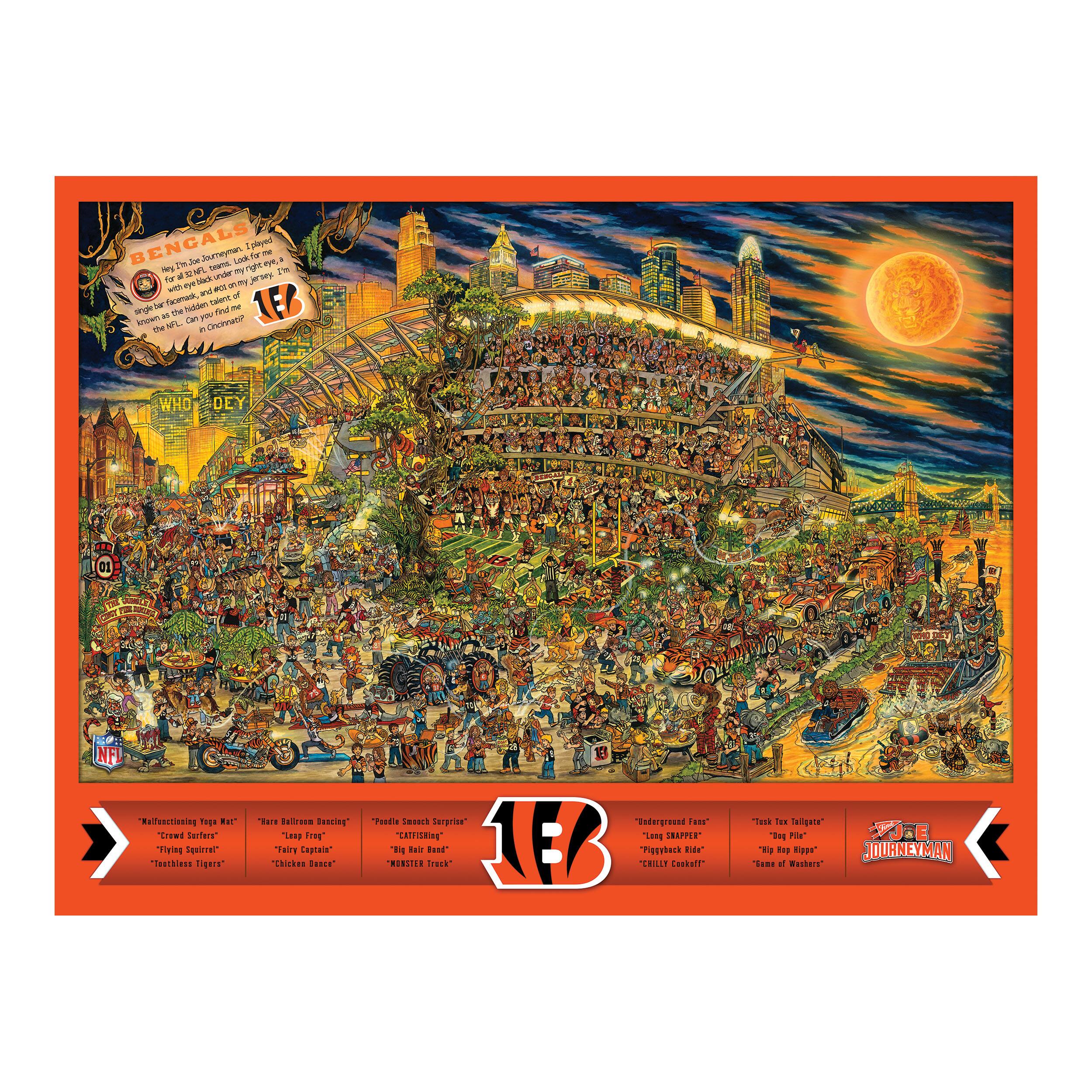 Joe Journeyman NFL 500 Piece Jigsaw Puzzle