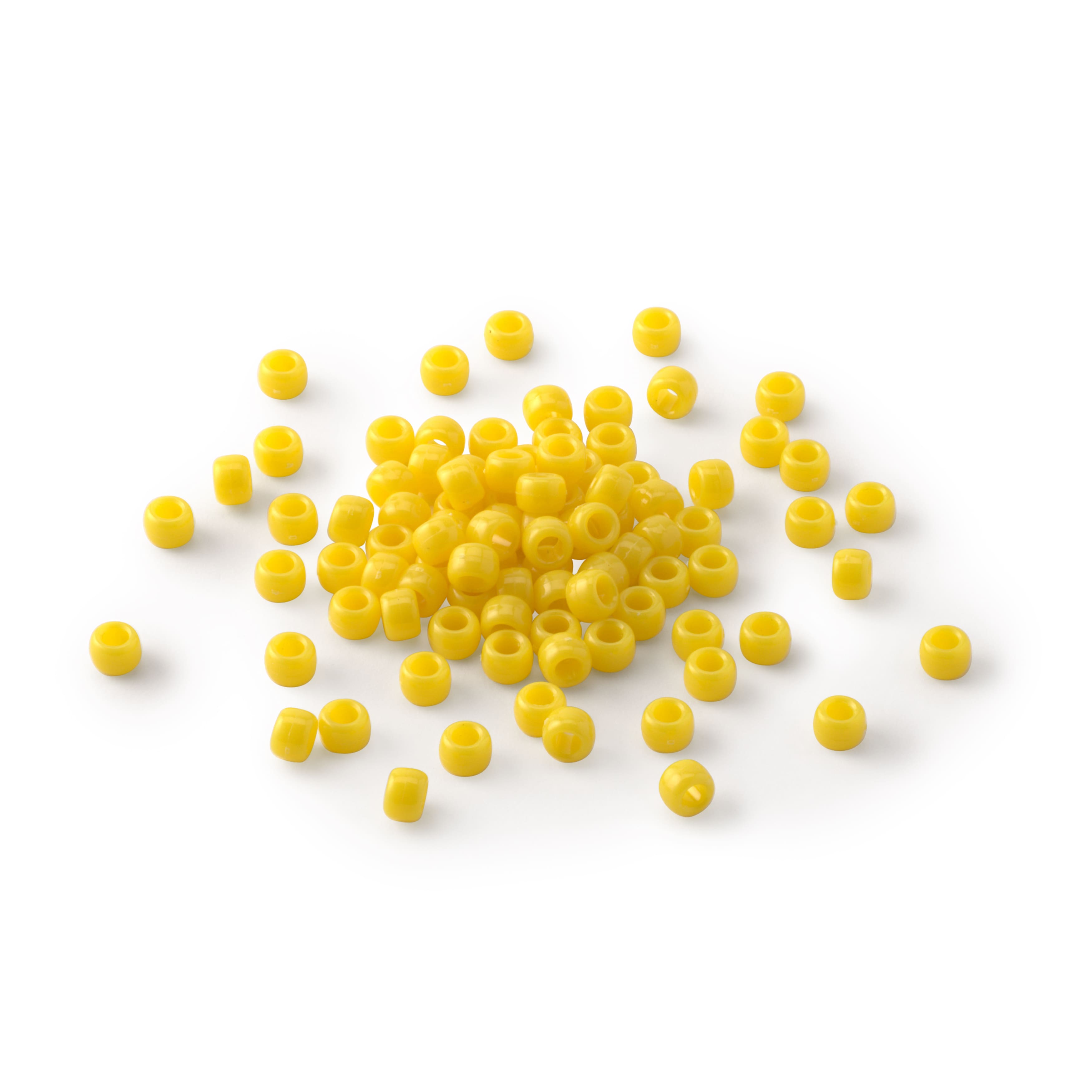 12 Packs: 580 ct. (6,960 total) Opaque Pony Beads by Creatology™, 6mm x 9mm