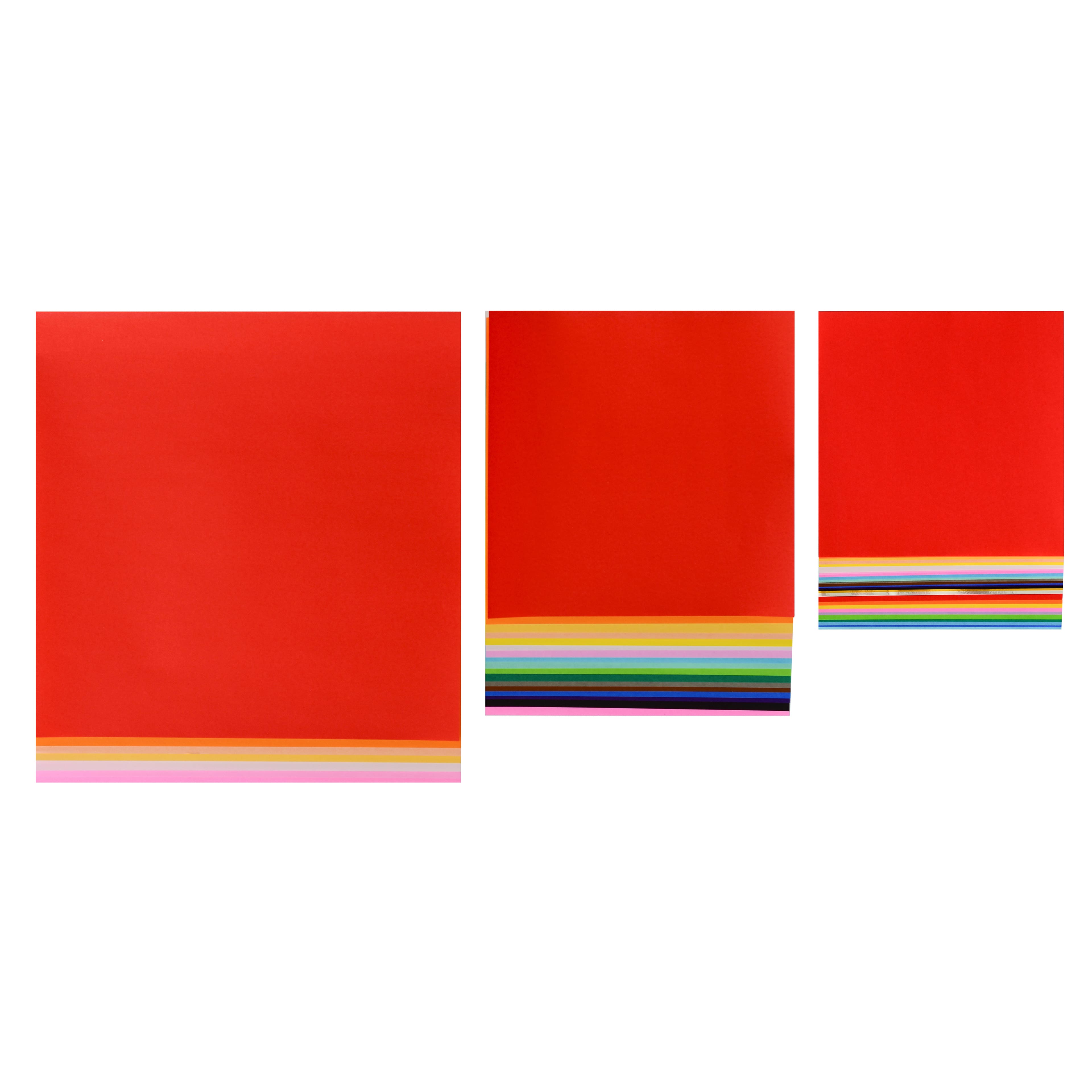 Yasutomo® Assorted Solids Origami Paper, 55 Sheets