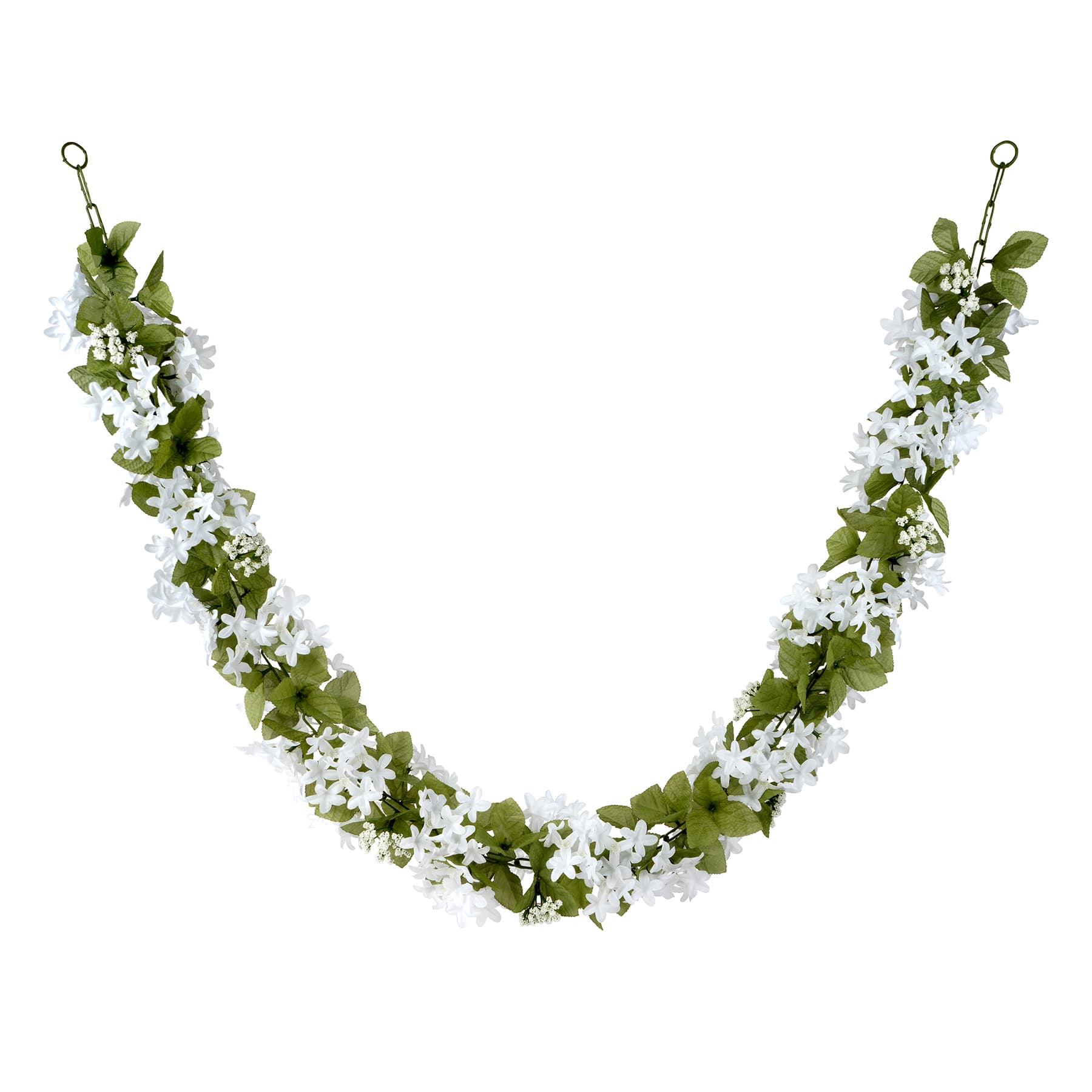 6ft. White Starflower Garland by Ashland®